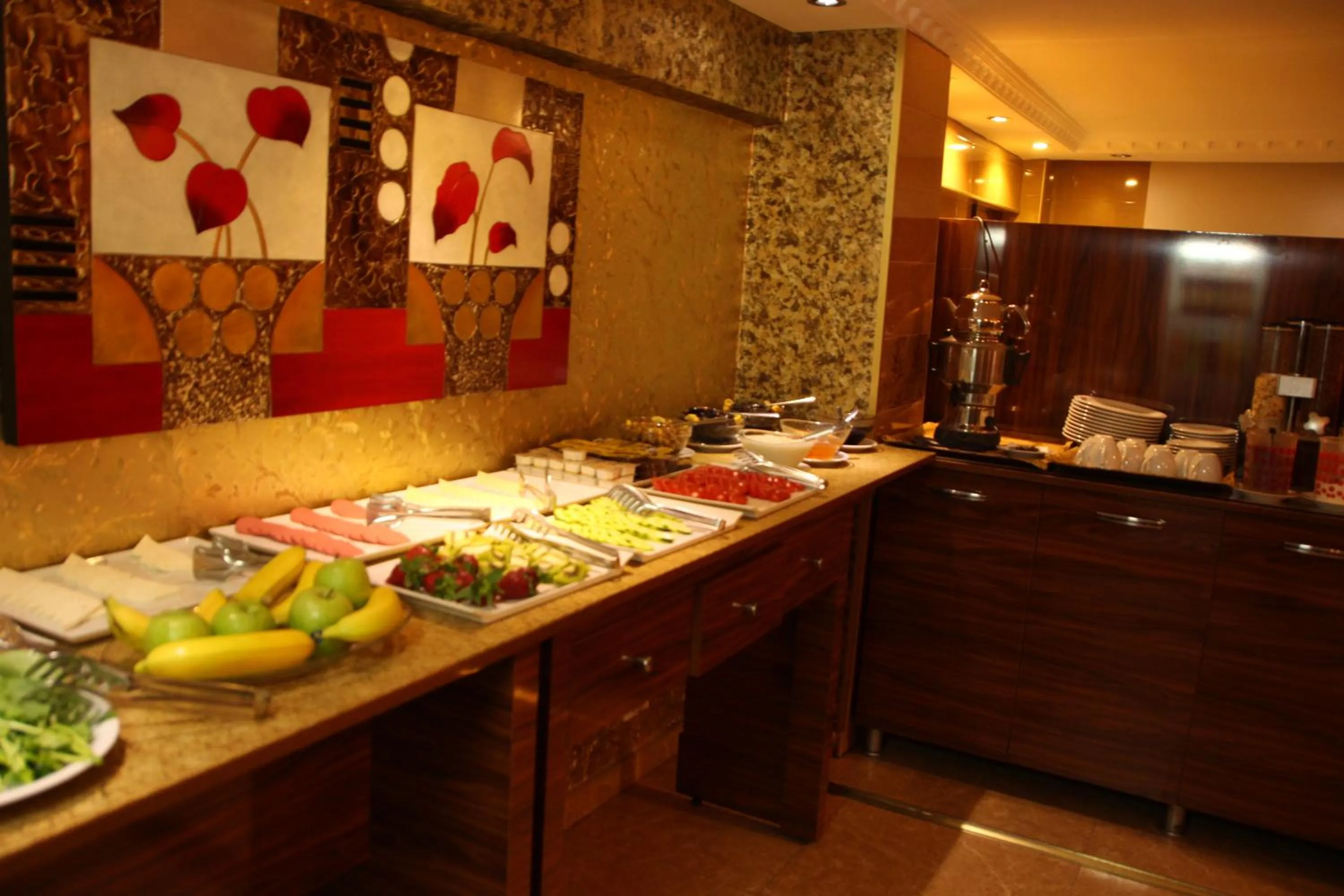 Buffet breakfast in Hotel Rio