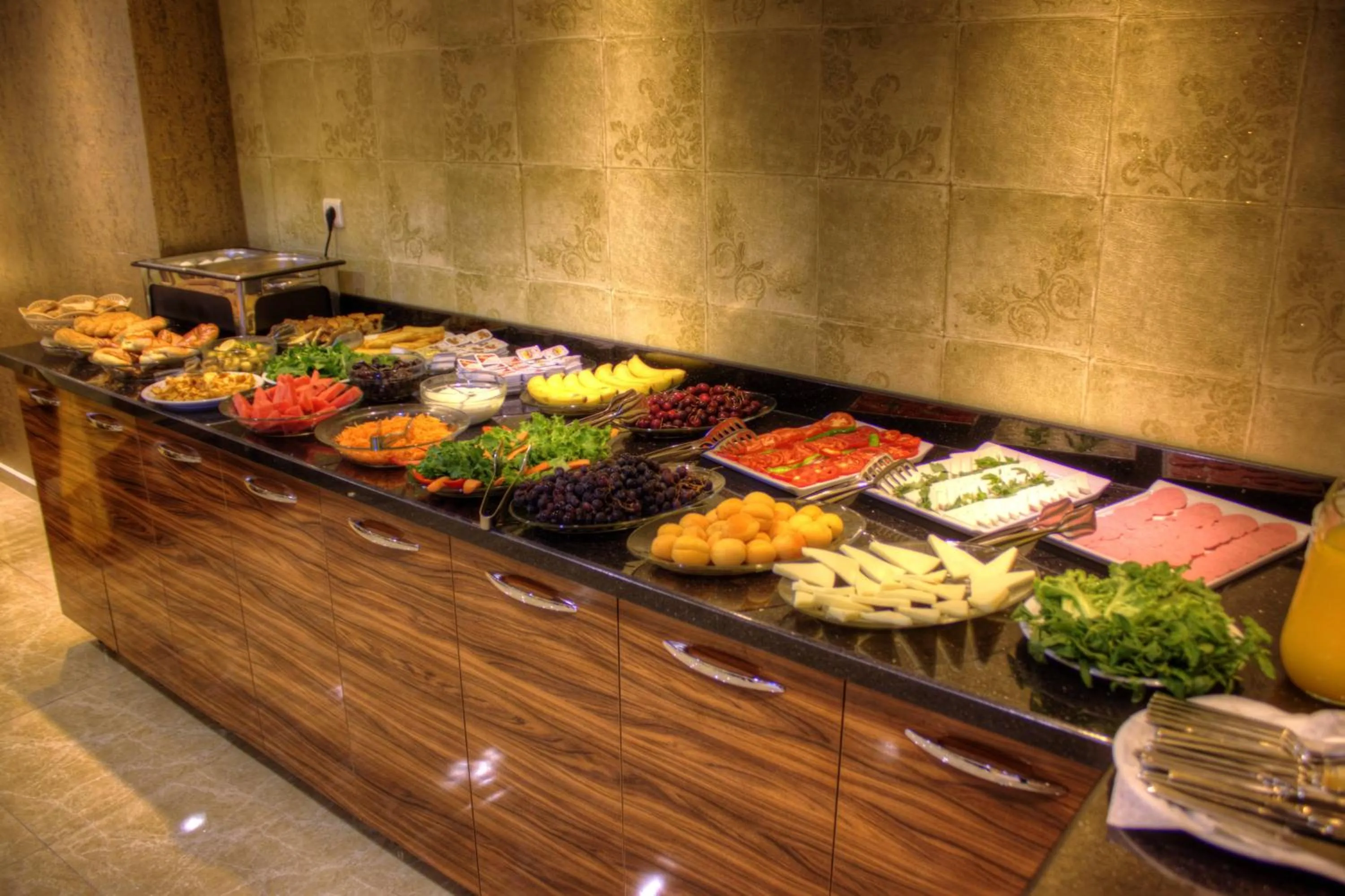 Buffet breakfast in Hotel Rio