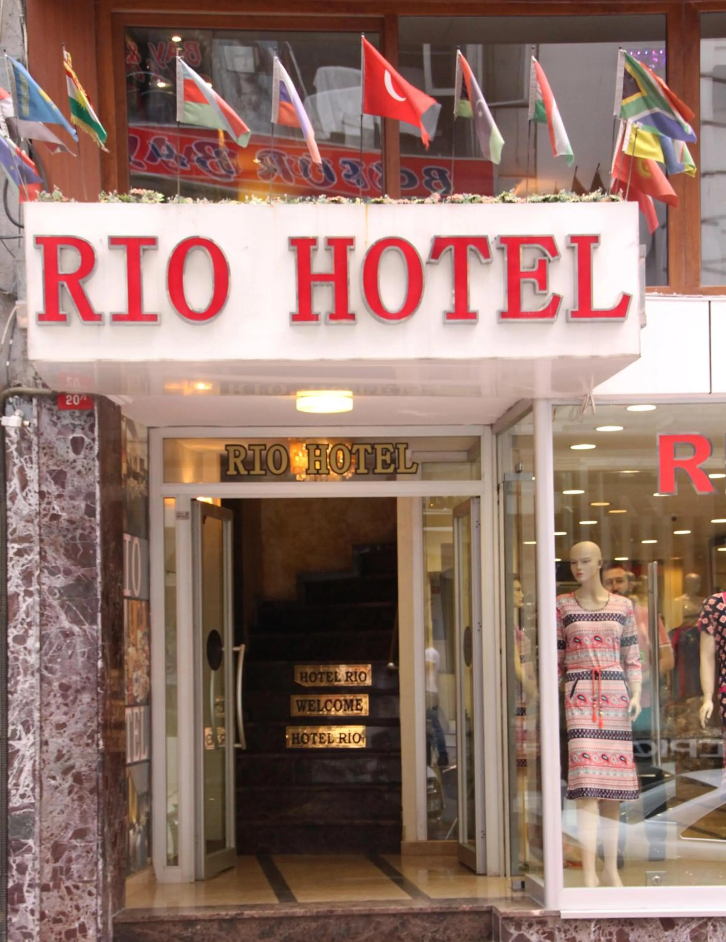 Facade/entrance in Hotel Rio