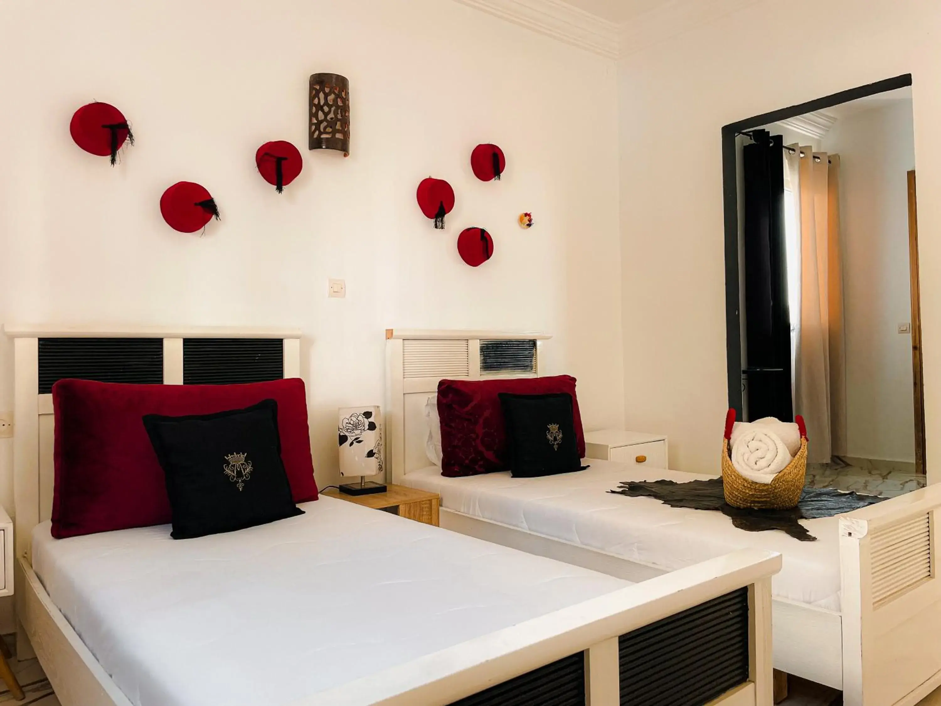 Twin Room in Hotel Princesse Ilham Twin Room in Hotel Princesse Ilham