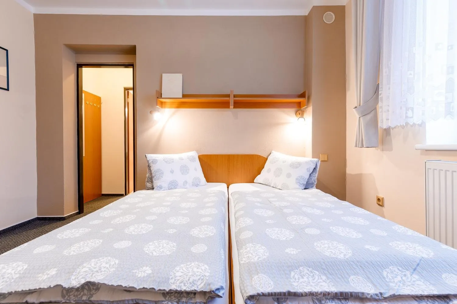 Bed in Hotel Jitřenka