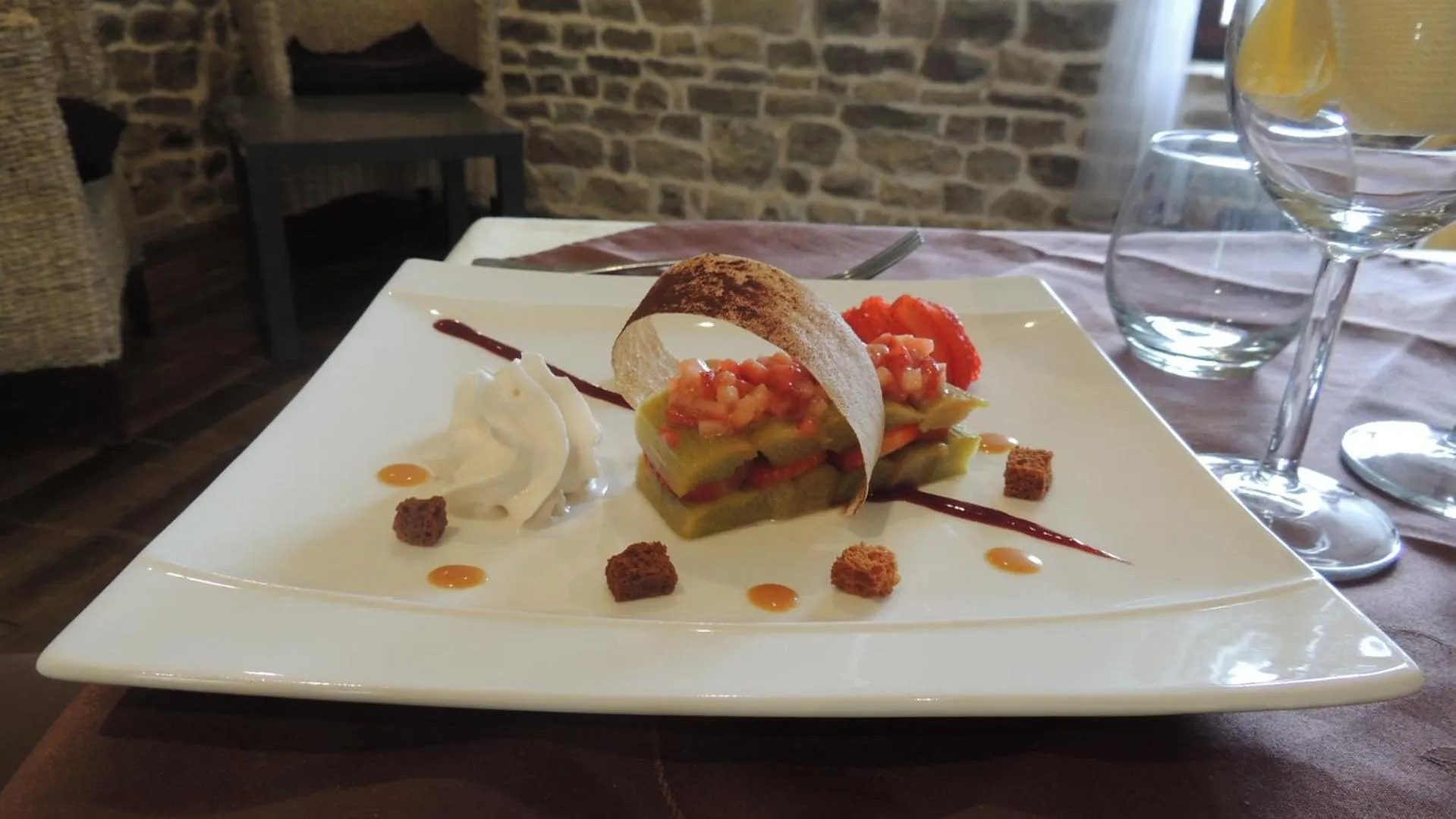 Food close-up in Hotel du Golf de Clécy