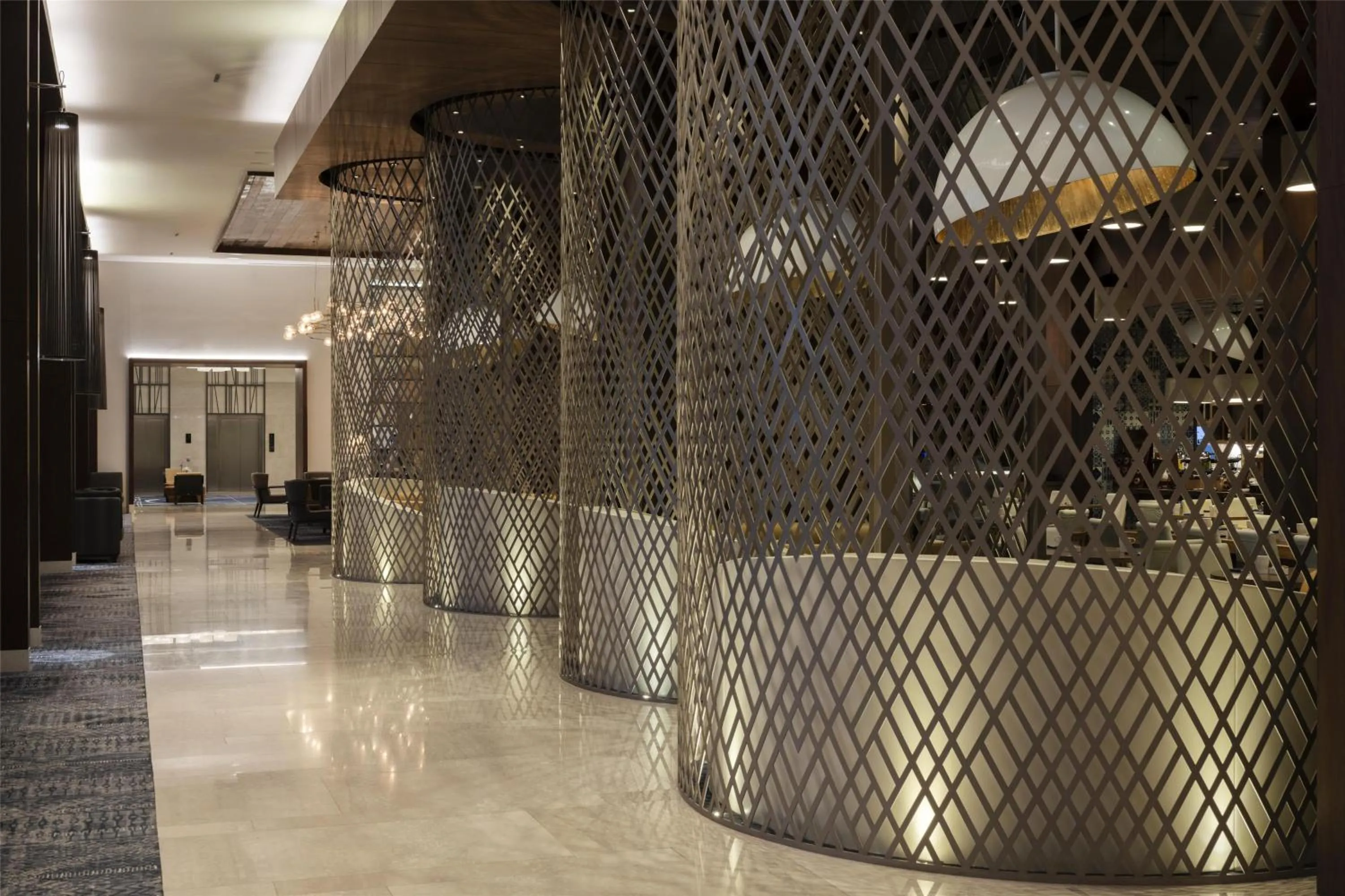 Lobby or reception in Hilton Guadalajara Midtown