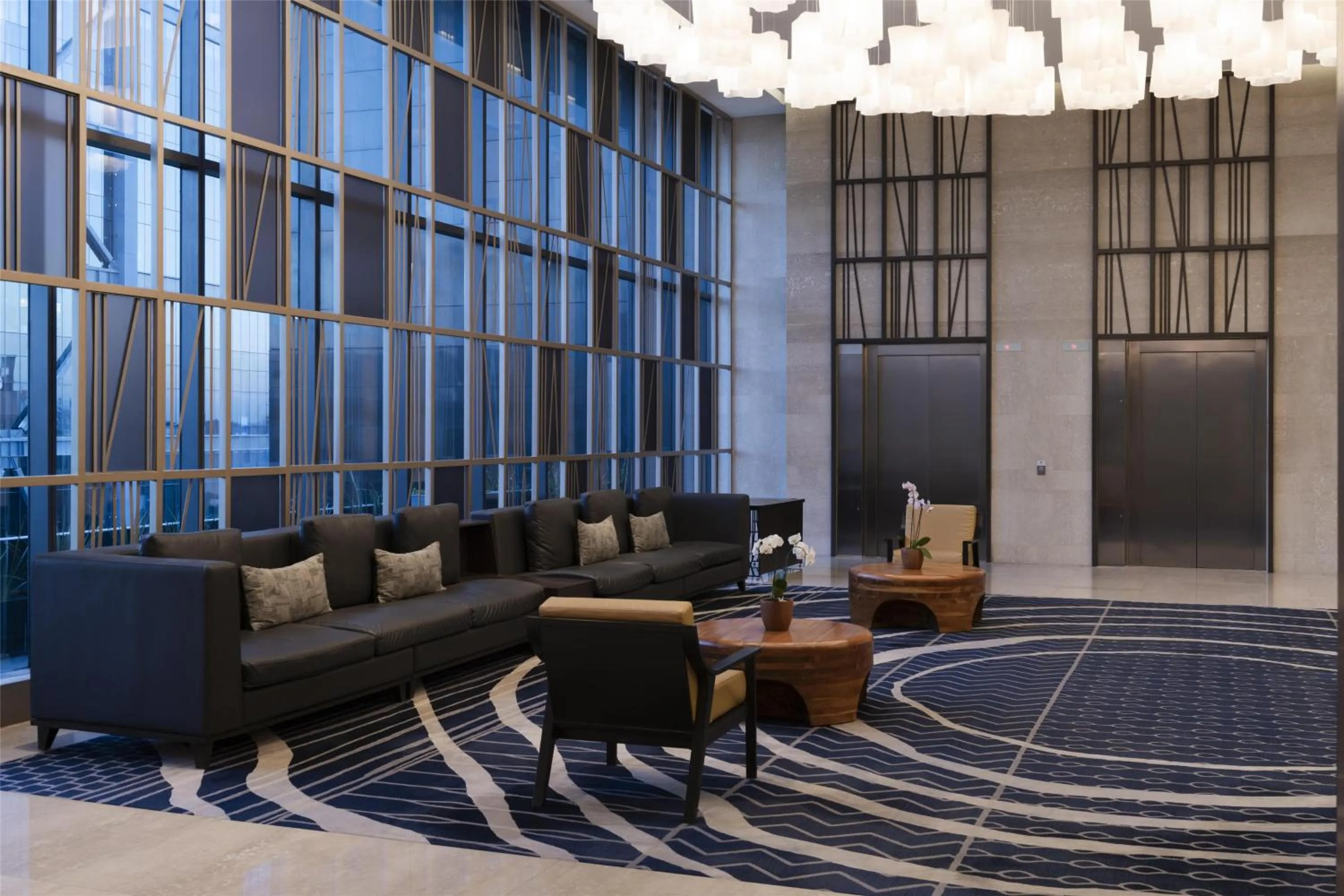 Lobby or reception in Hilton Guadalajara Midtown