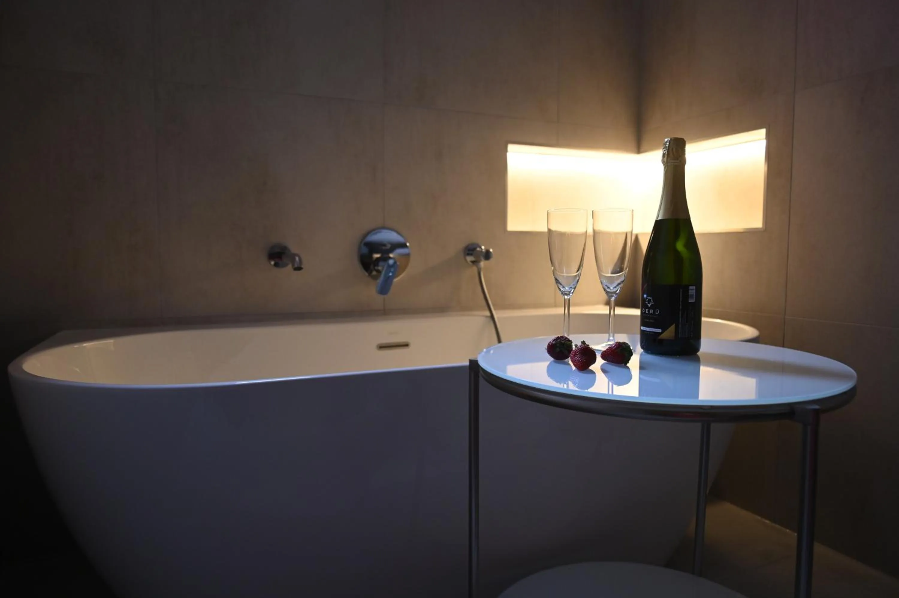 Bathroom in Oroszlános Borhotel