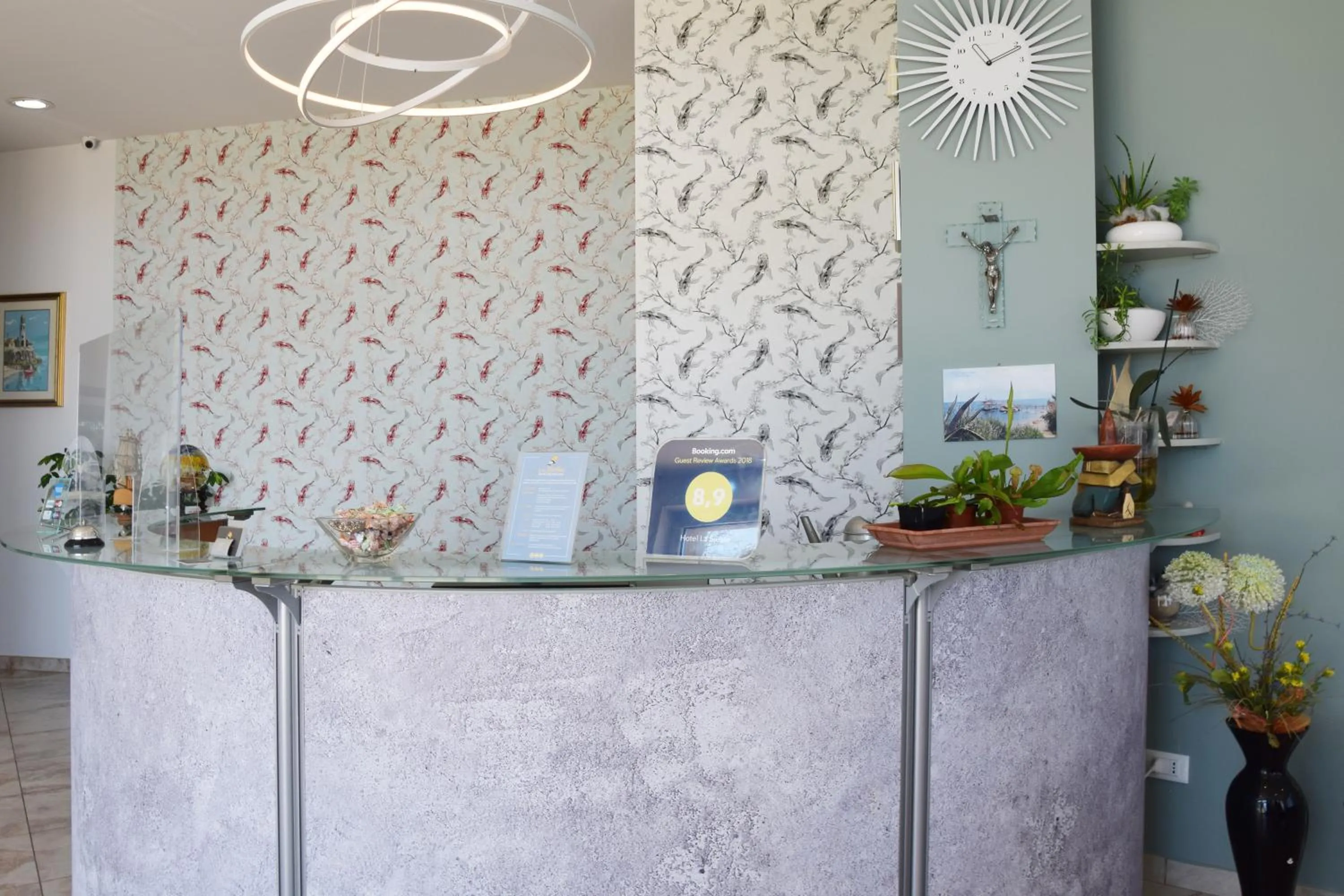 Lobby or reception in Hotel La Siesta