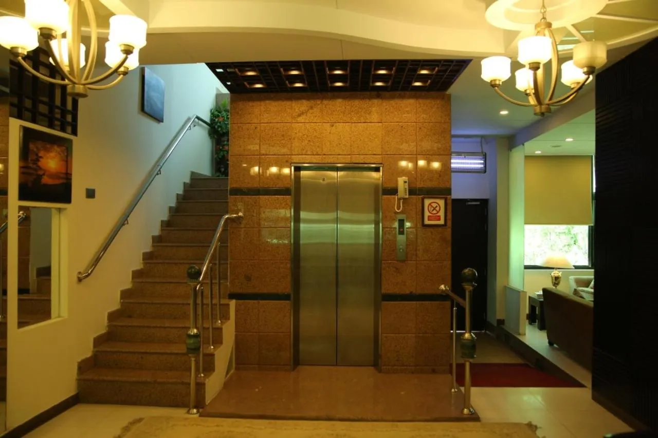 elevator in Sunset Suites