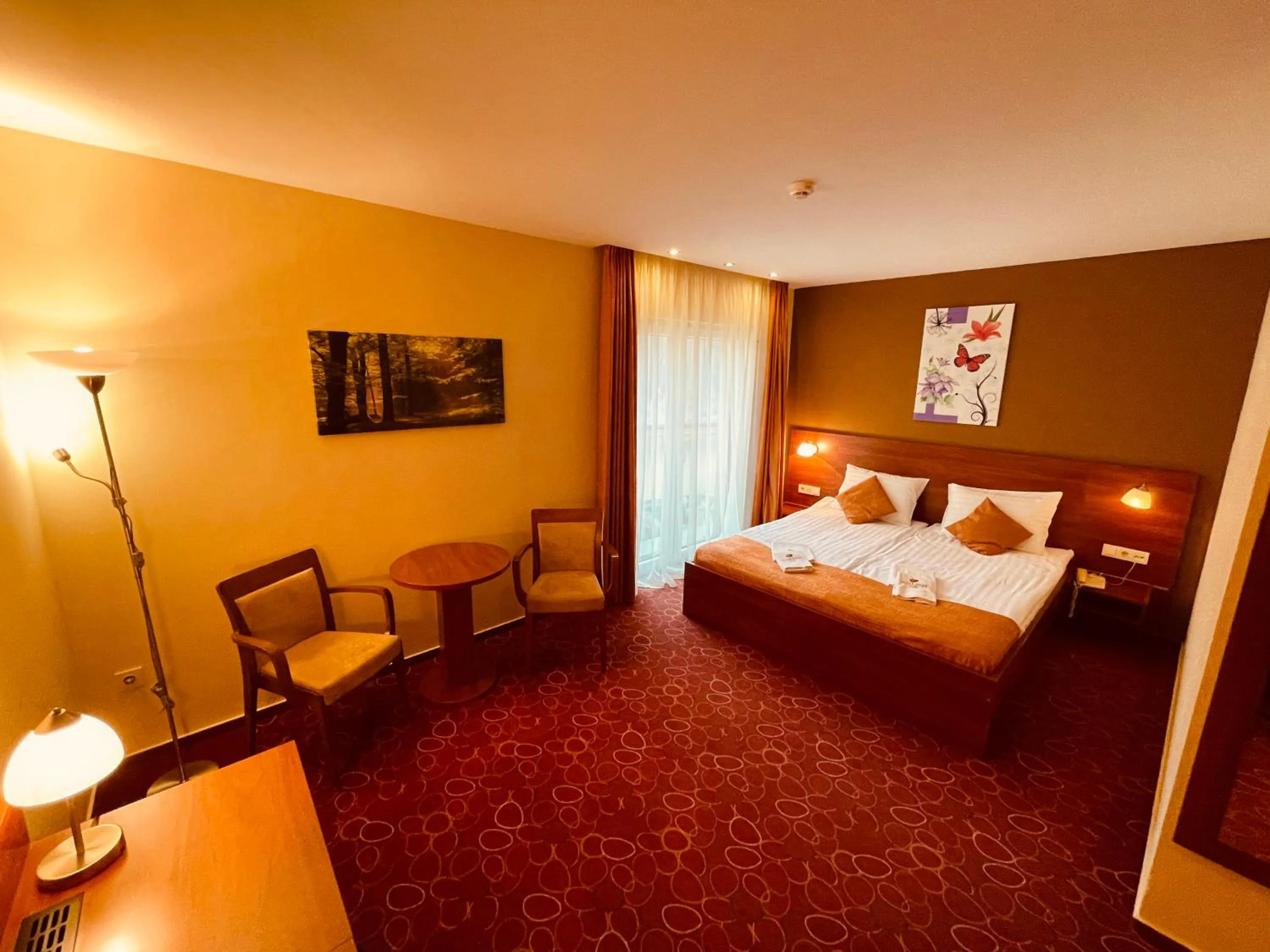 Bedroom, Bed in Patak Park Hotel Visegrád