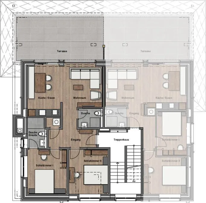 Floor plan in Apart Lodge belMont