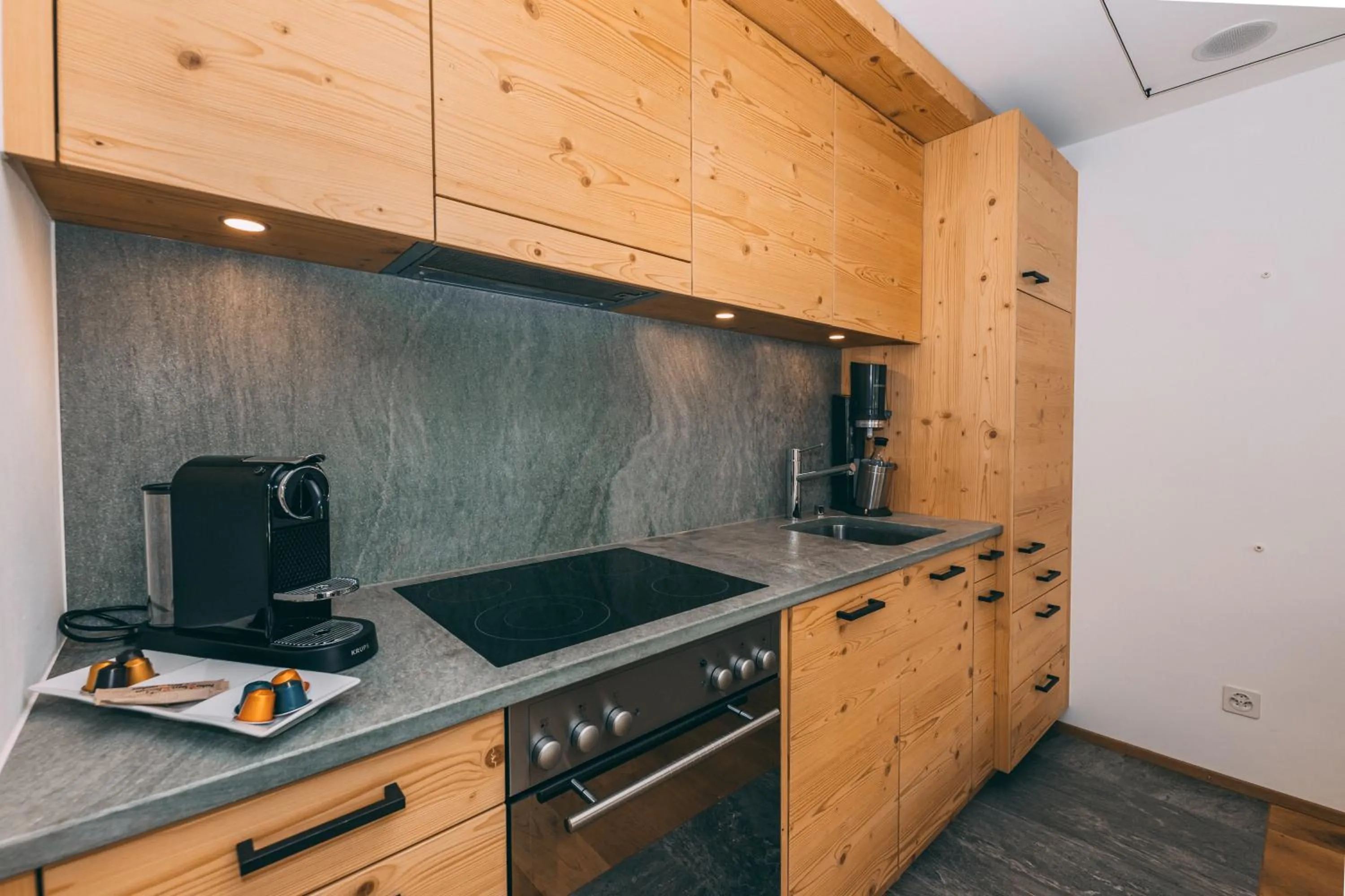 Kitchen or kitchenette in Apart Lodge belMont