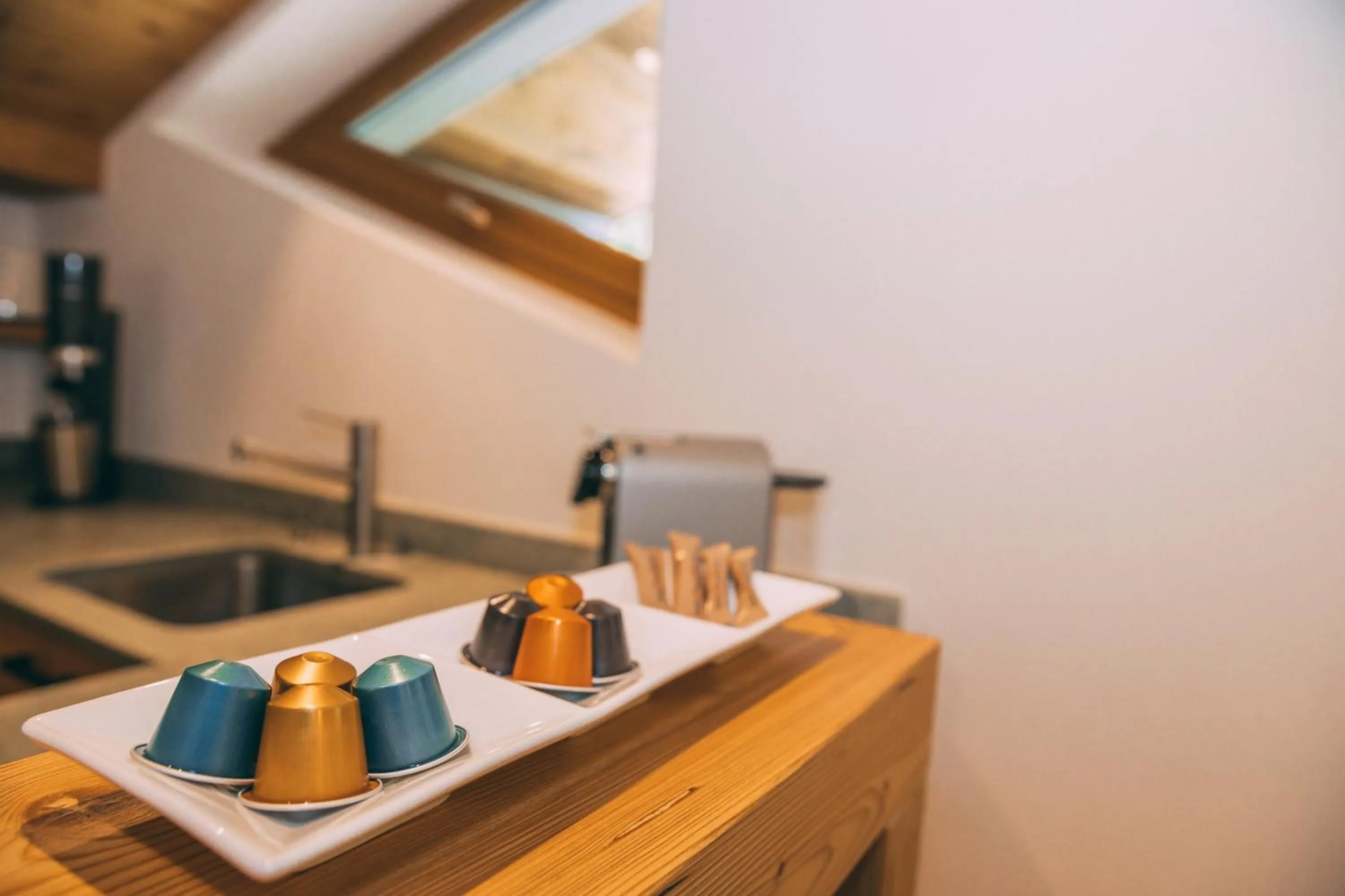 Coffee/tea facilities in Apart Lodge belMont