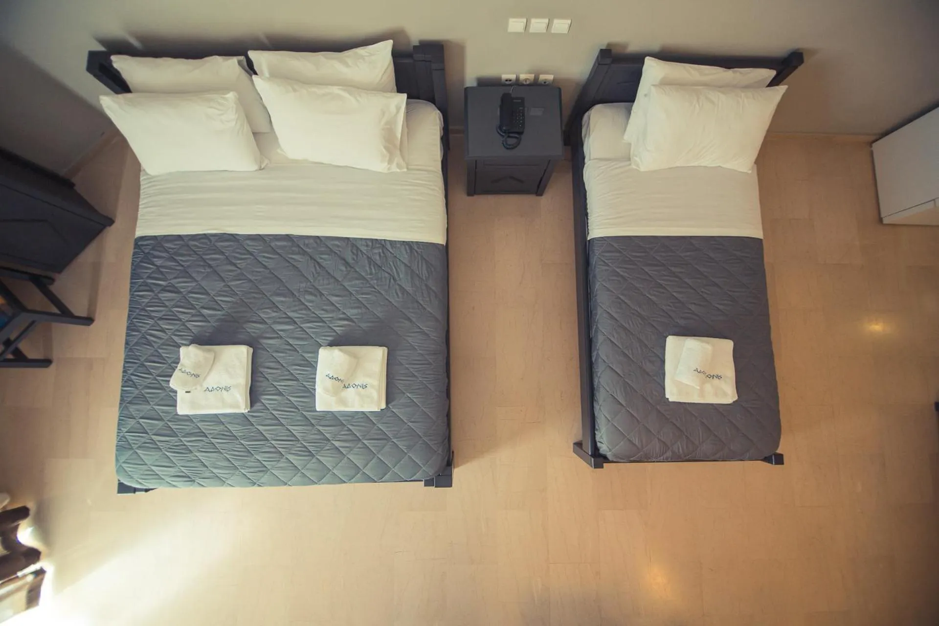 Bed in Adonis Hotel