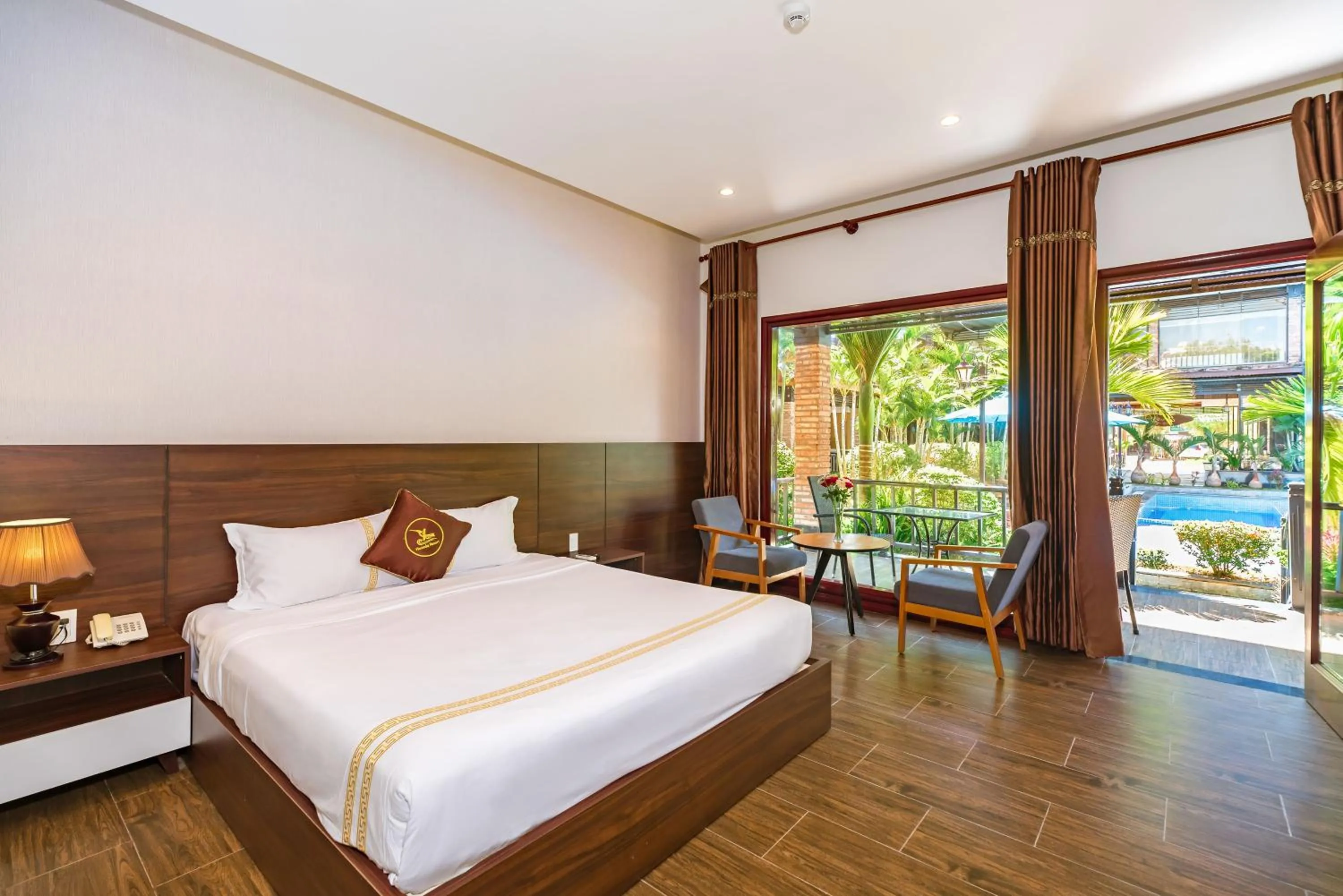 View (from property/room), Bed in Qualia Resort Phu Quoc