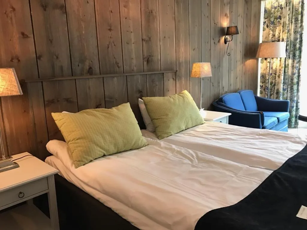 Bed in Hotel Union Geiranger Bad & Spa
