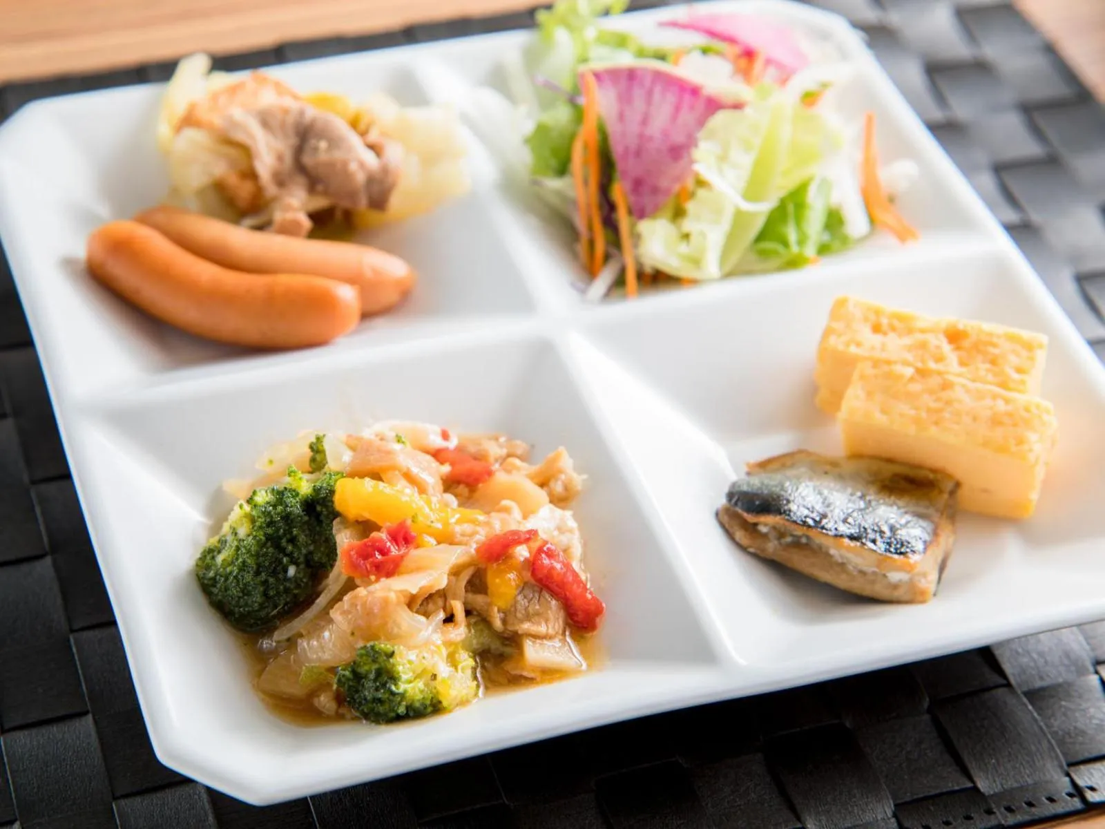 Breakfast in Super Hotel Fuji Inter