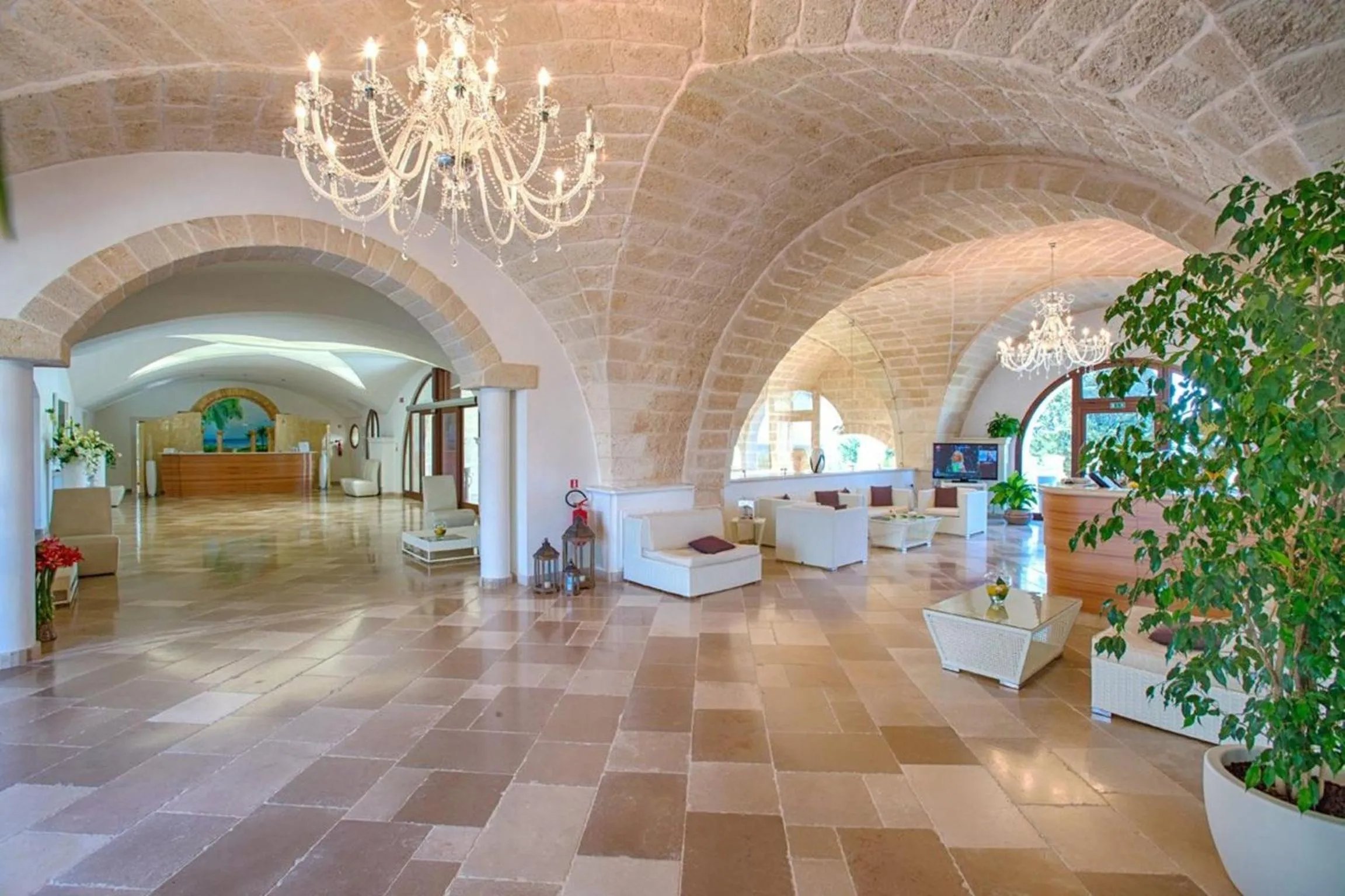 Lobby or reception in Relais Masseria Caselli