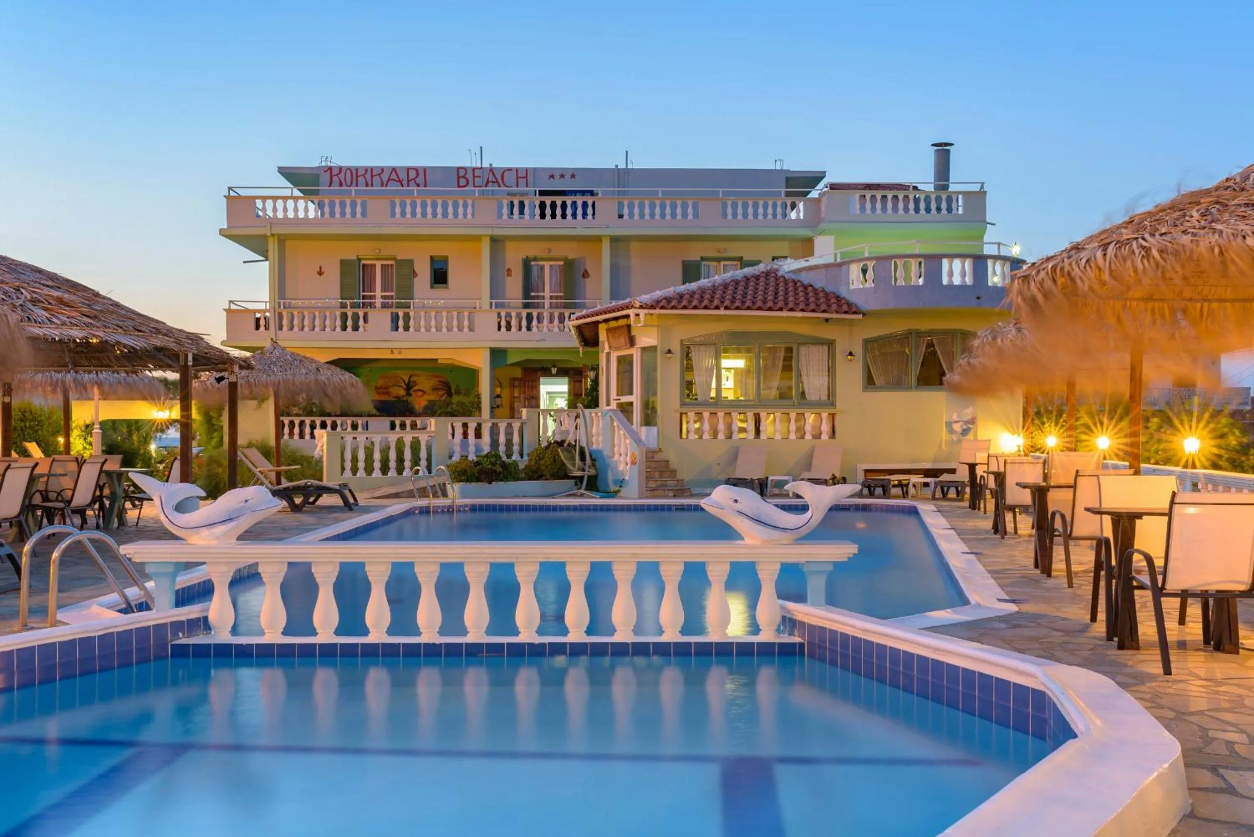 Swimming pool in Kokkari Beach Hotel