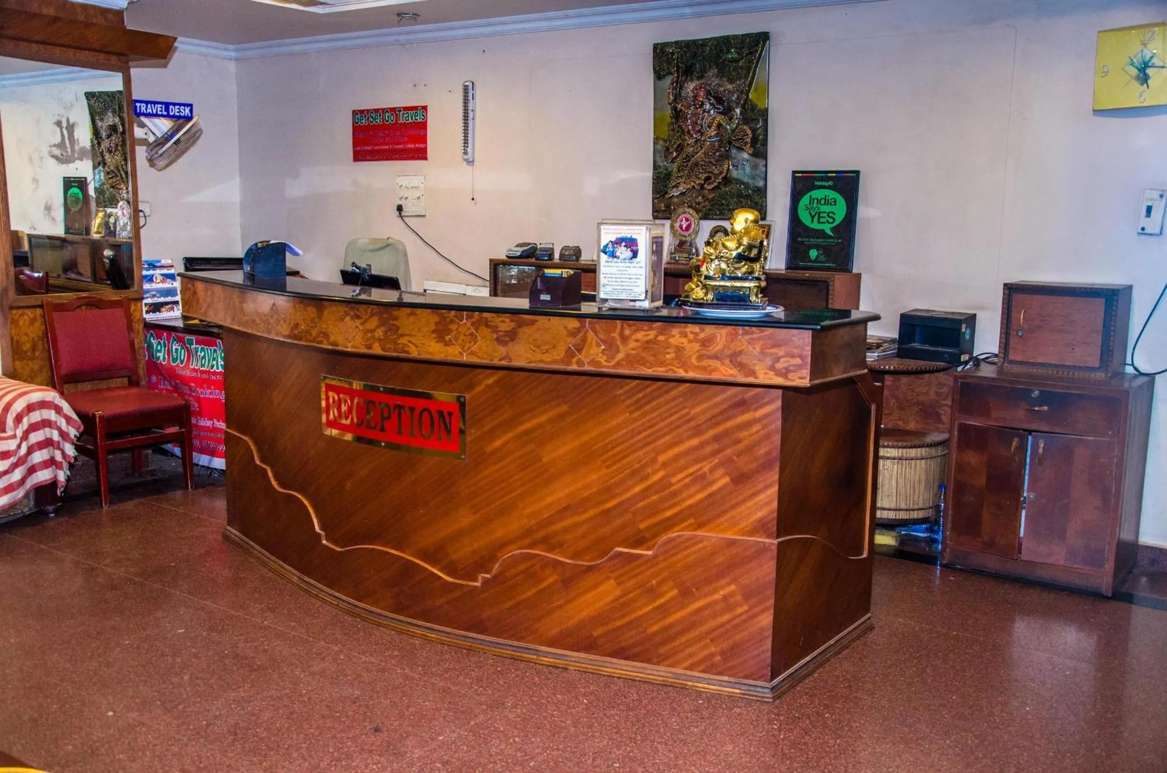 Lobby or reception in Hotel Akshaya