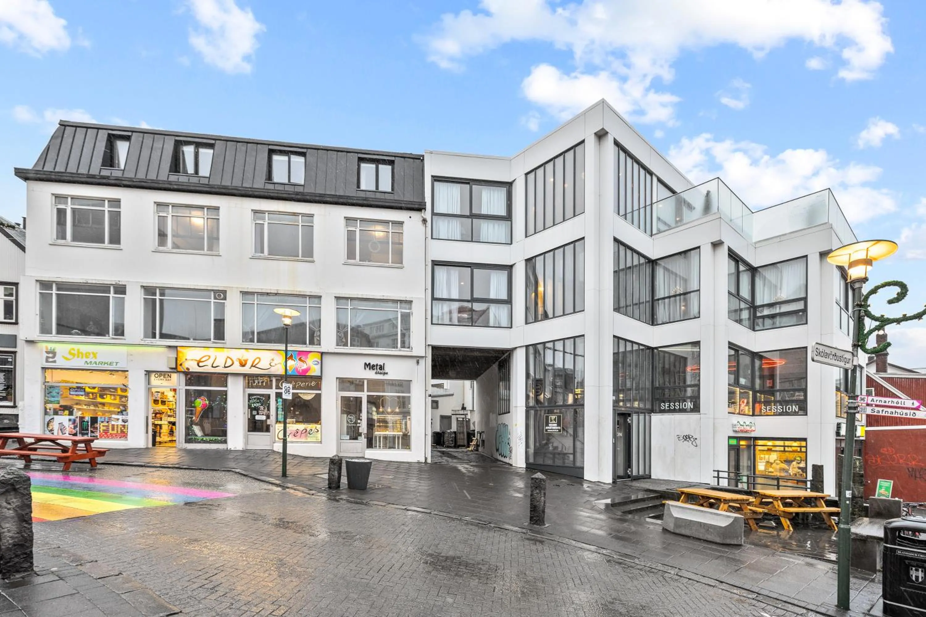 Property building in Odinn Reykjavik Skolavordustigur Apartments