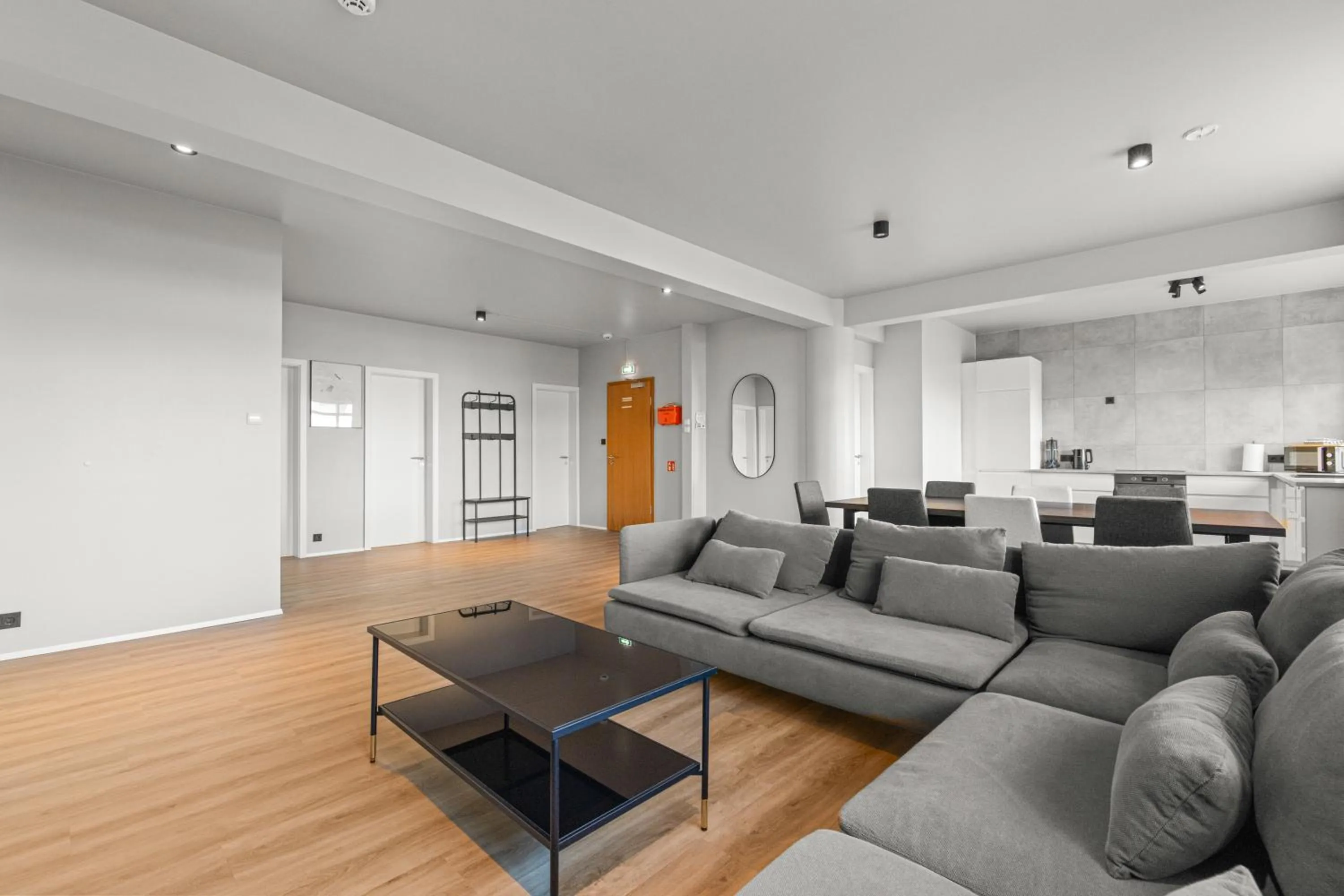 Kitchen or kitchenette in Odinn Reykjavik Skolavordustigur Apartments