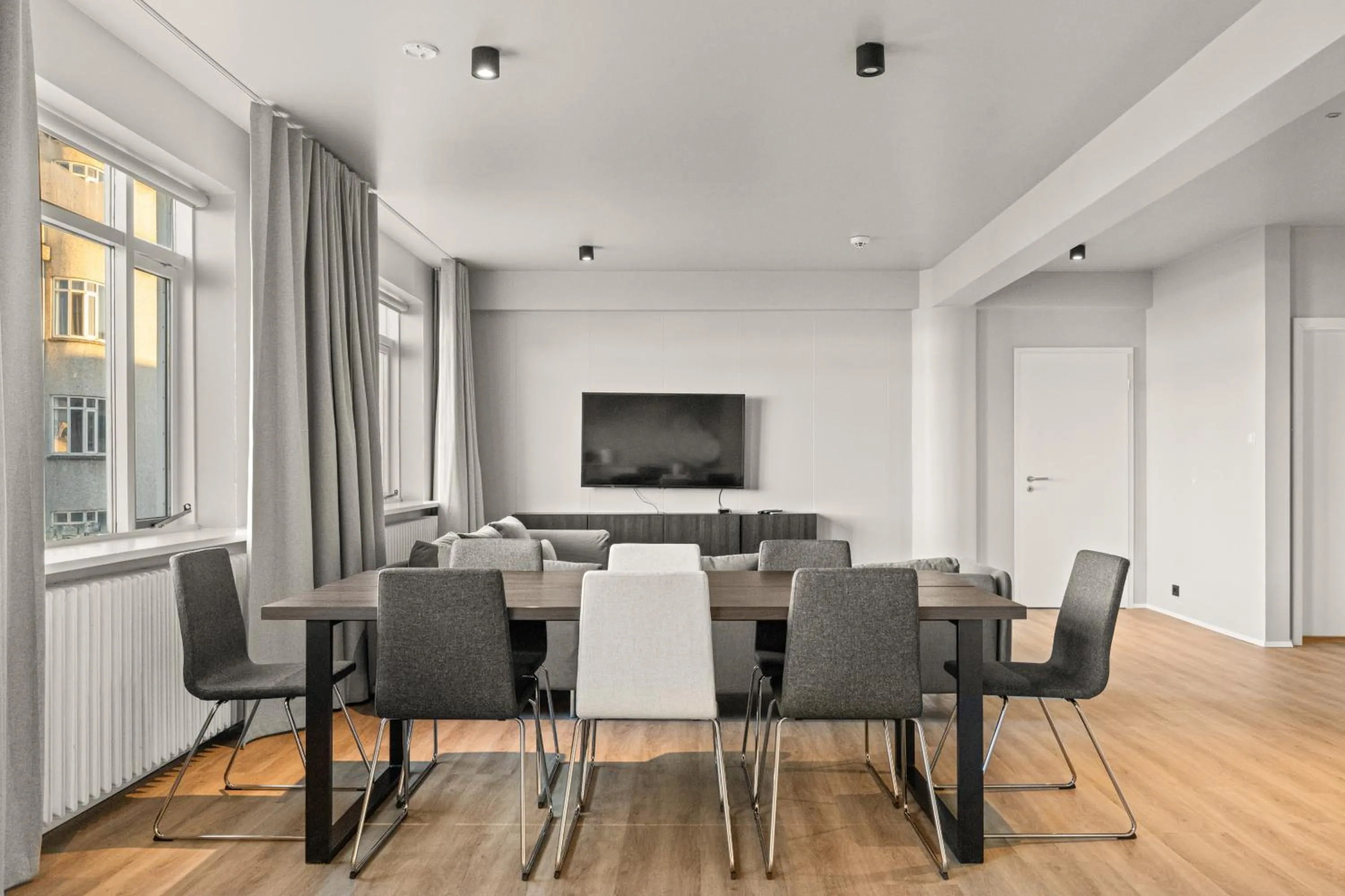 Living room in Odinn Reykjavik Skolavordustigur Apartments