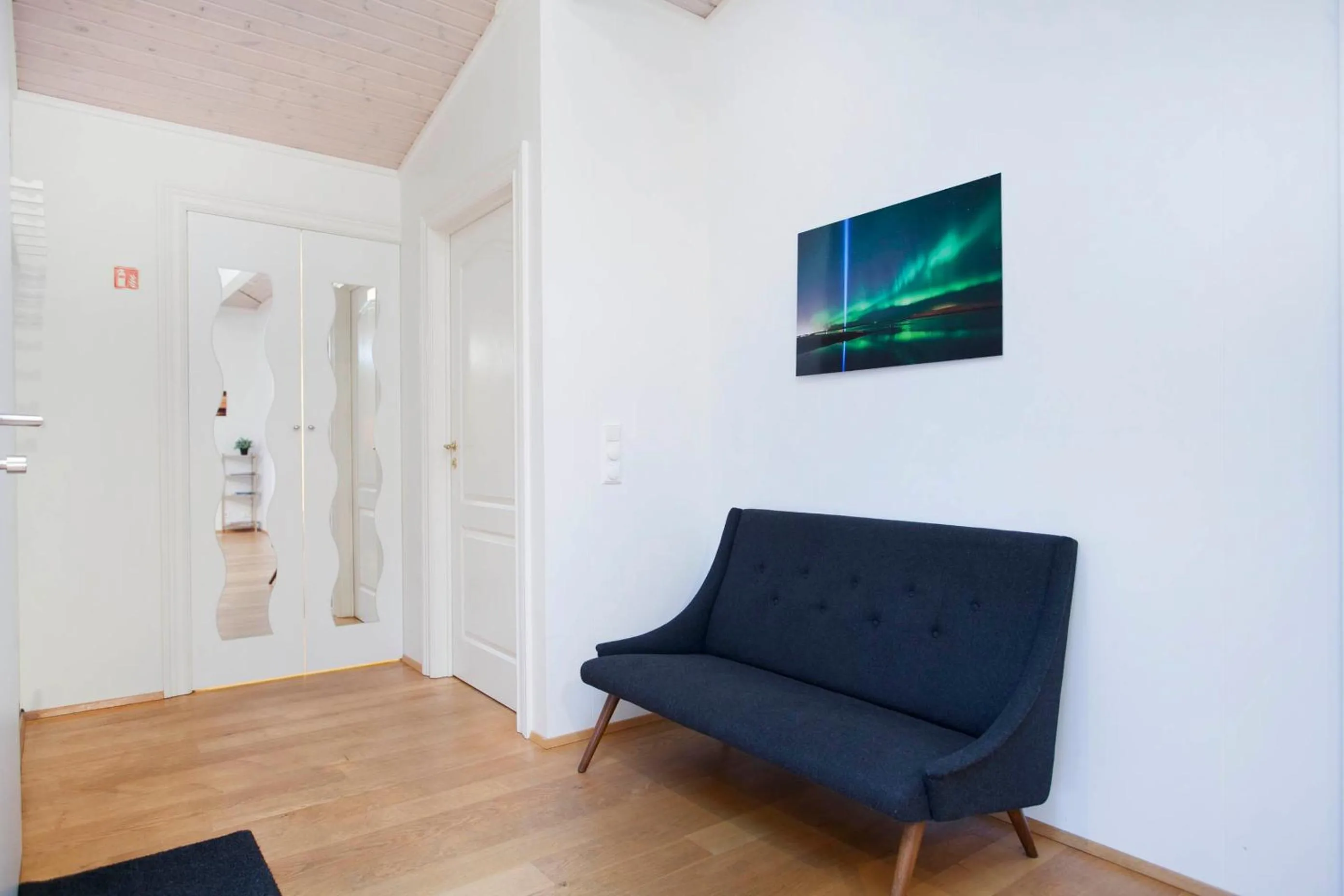 Seating area in Odinn Reykjavik Skolavordustigur Apartments