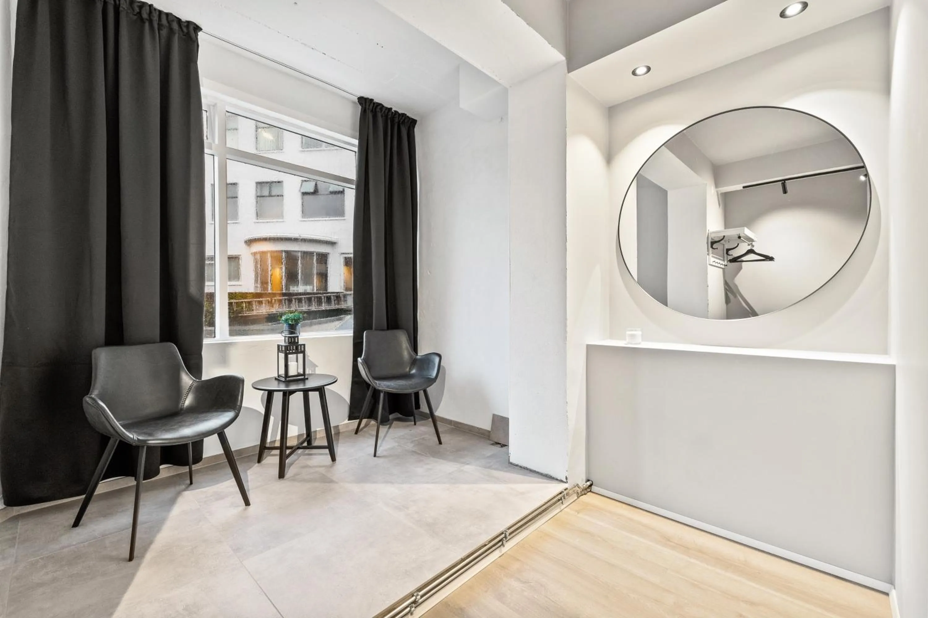 Seating area in Odinn Reykjavik Skolavordustigur Apartments