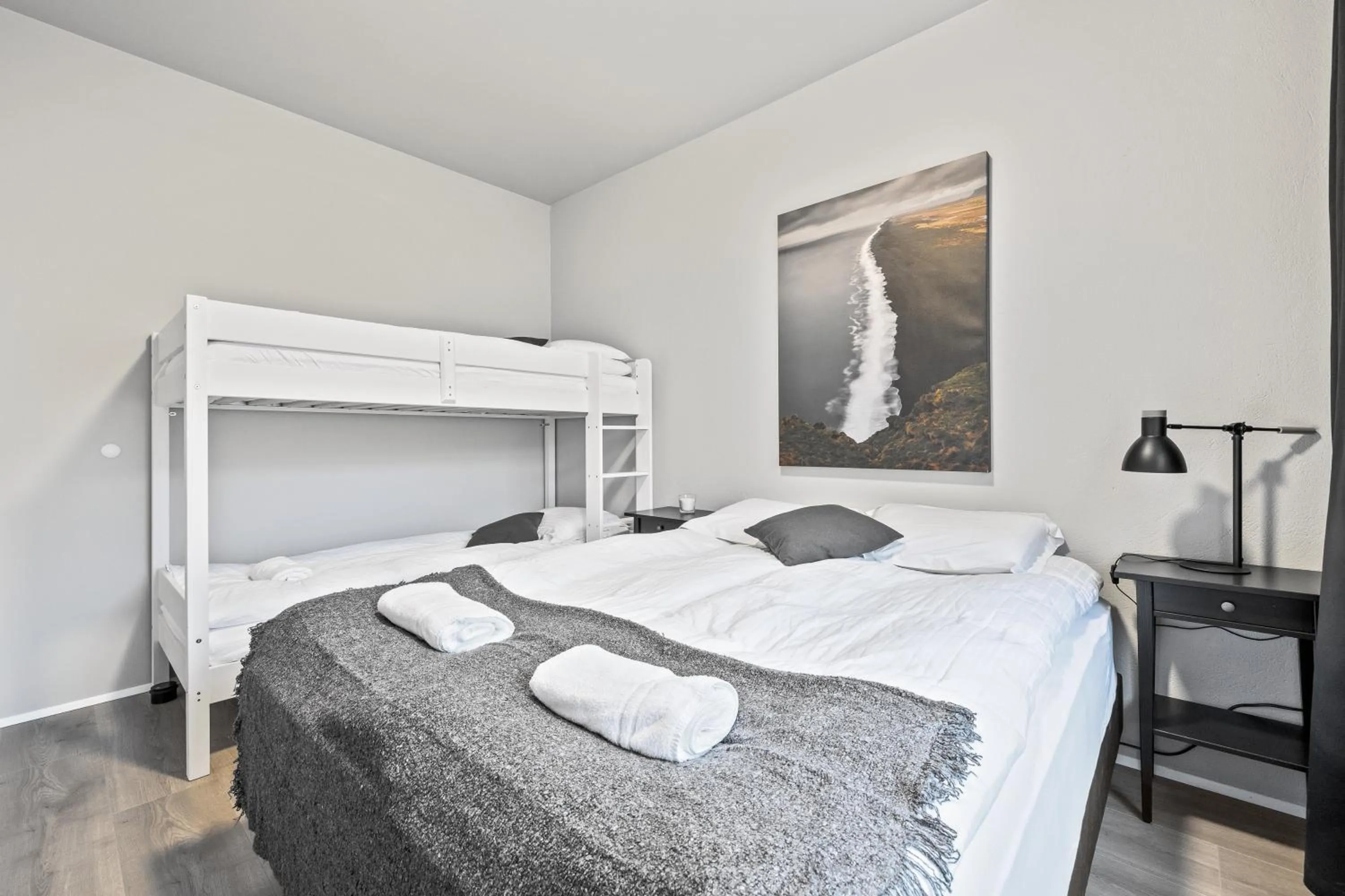 Bed in Odinn Reykjavik Skolavordustigur Apartments