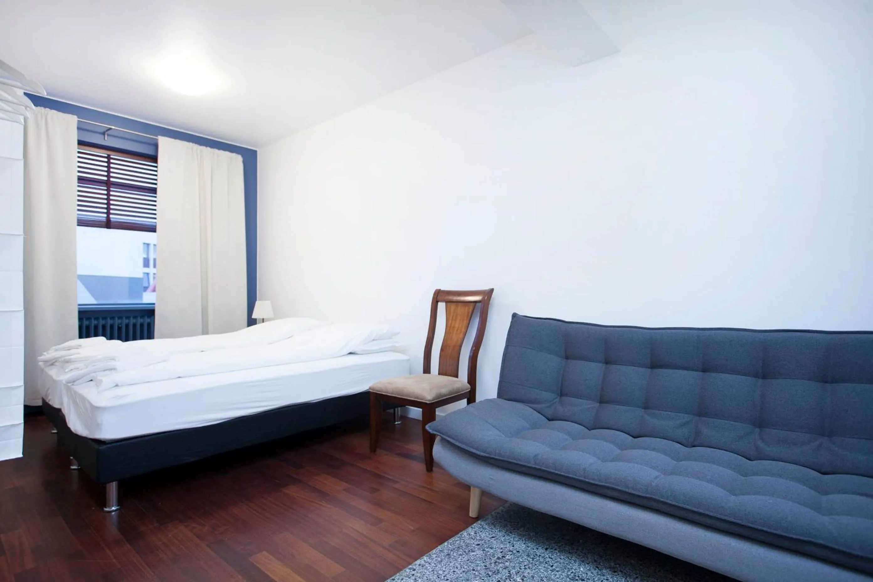 Bedroom, Bed in Odinn Reykjavik Skolavordustigur Apartments