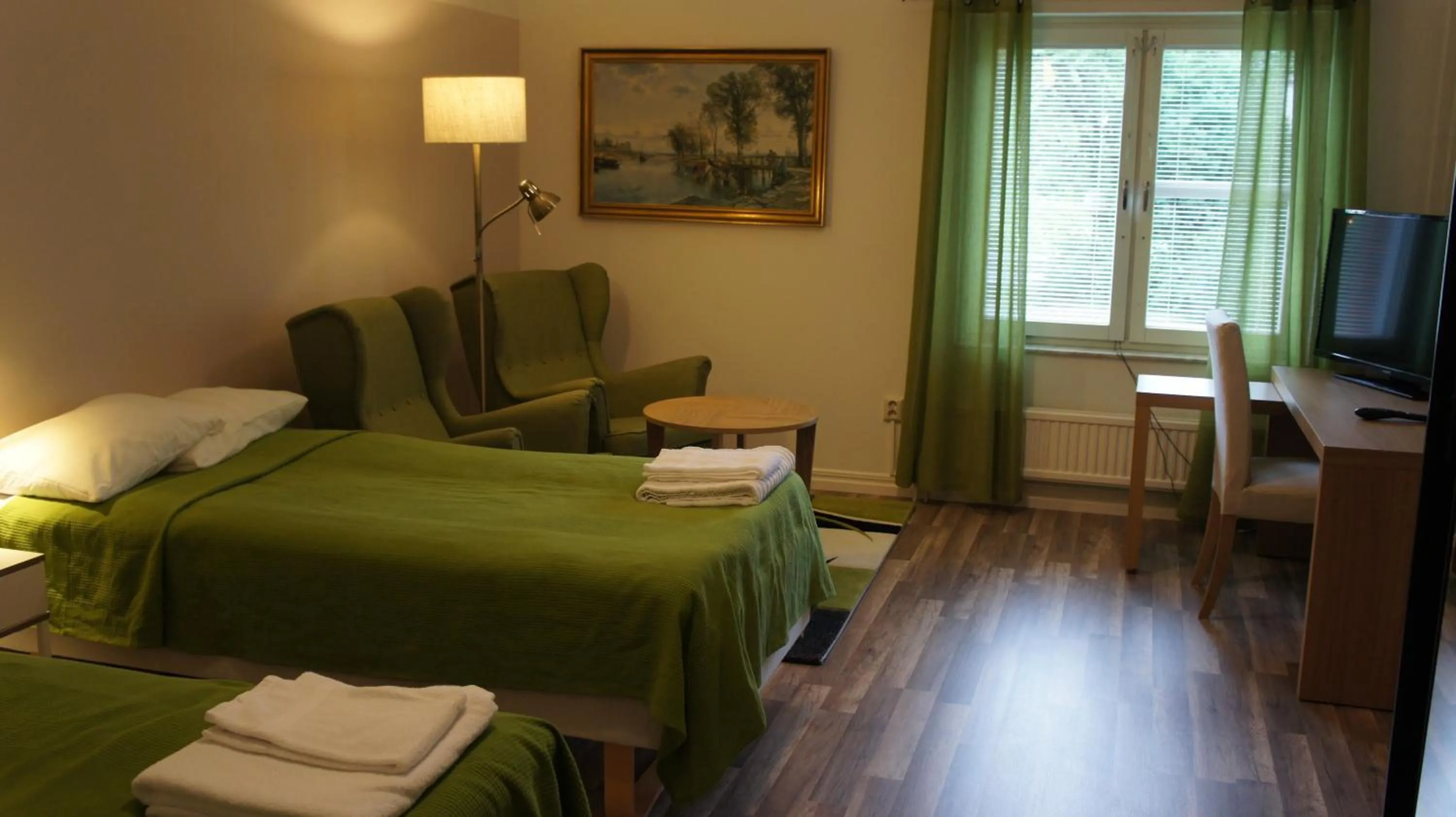 Photo of the whole room, Bed in Hotell Vindelngallerian