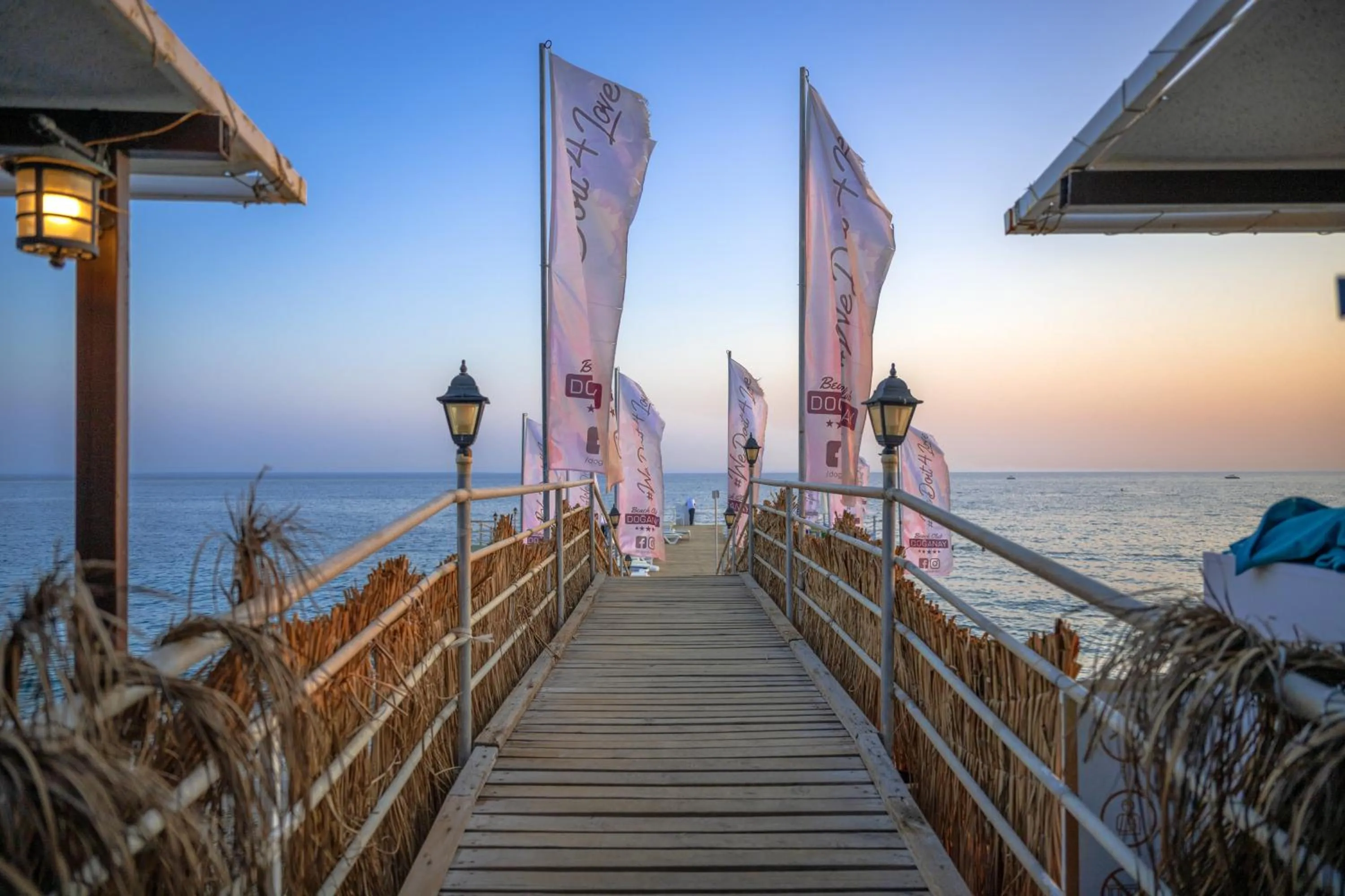 Beach in Beach Club Doganay Hotel - All Inclusive