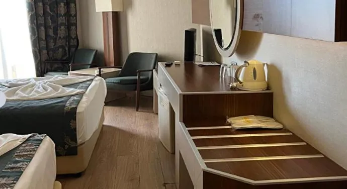 Photo of the whole room, Bed in Beach Club Doganay Hotel - All Inclusive