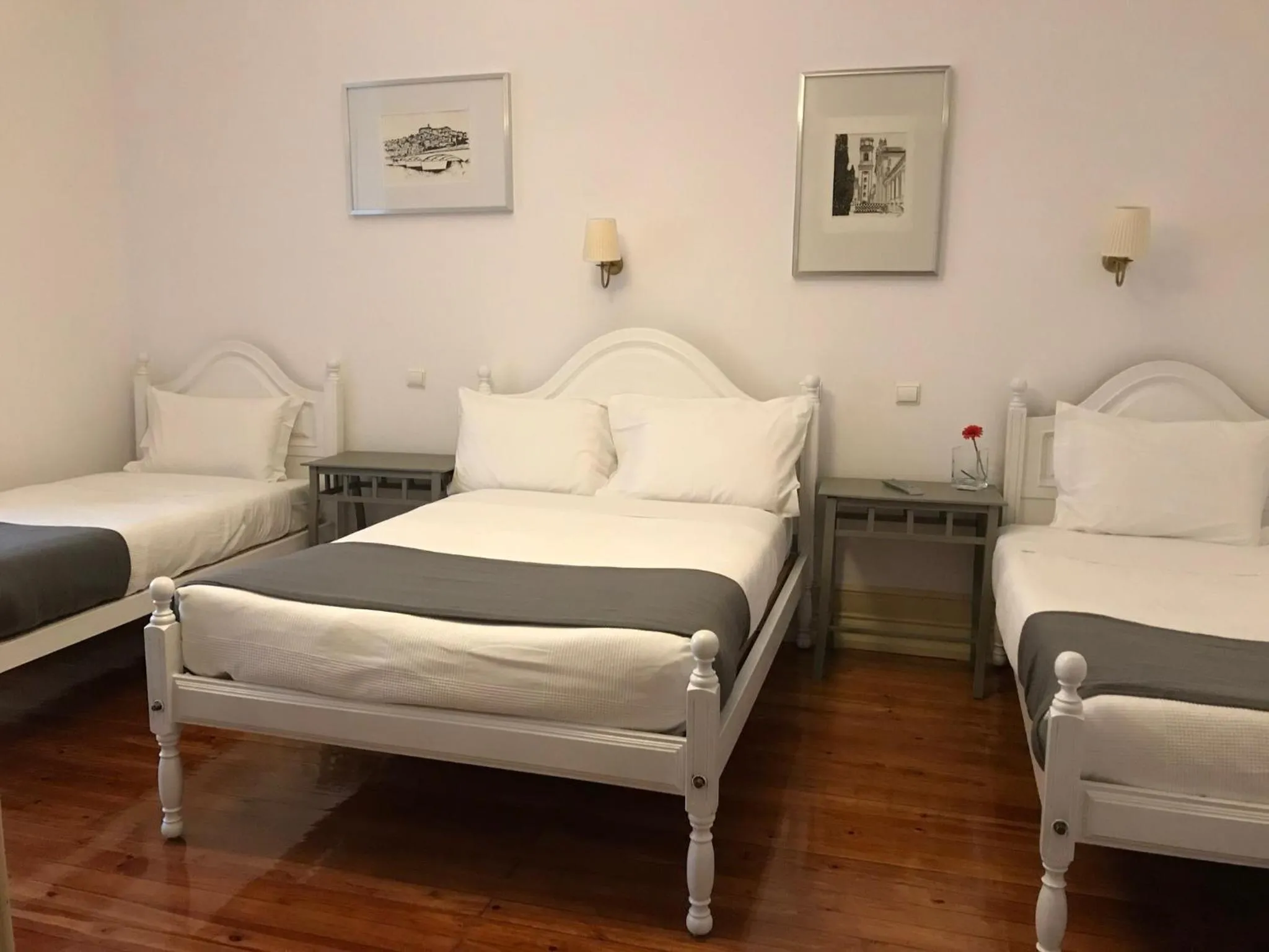 Bed in Hotel Jardim