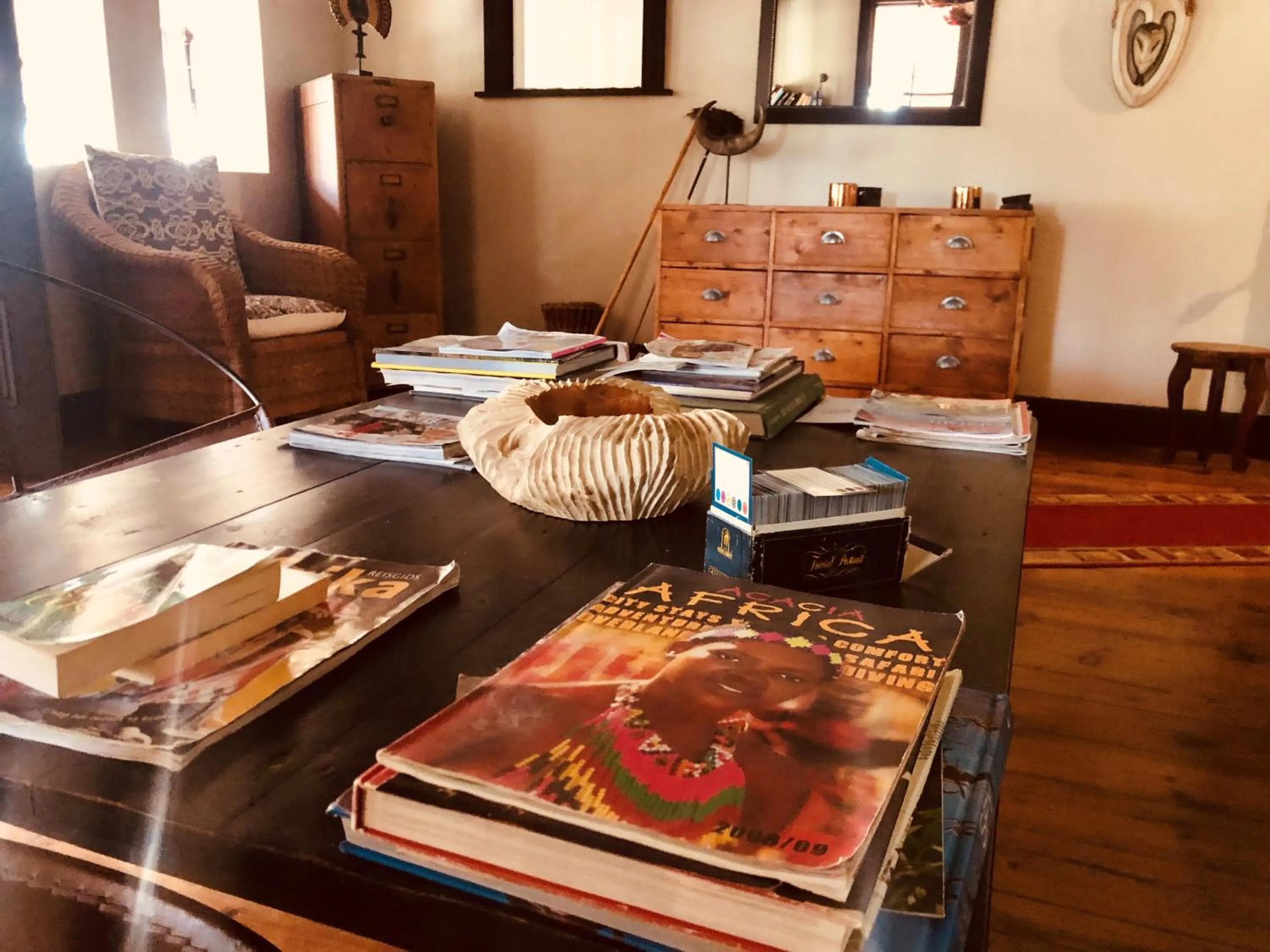 Communal lounge/ TV room in Addo African Home