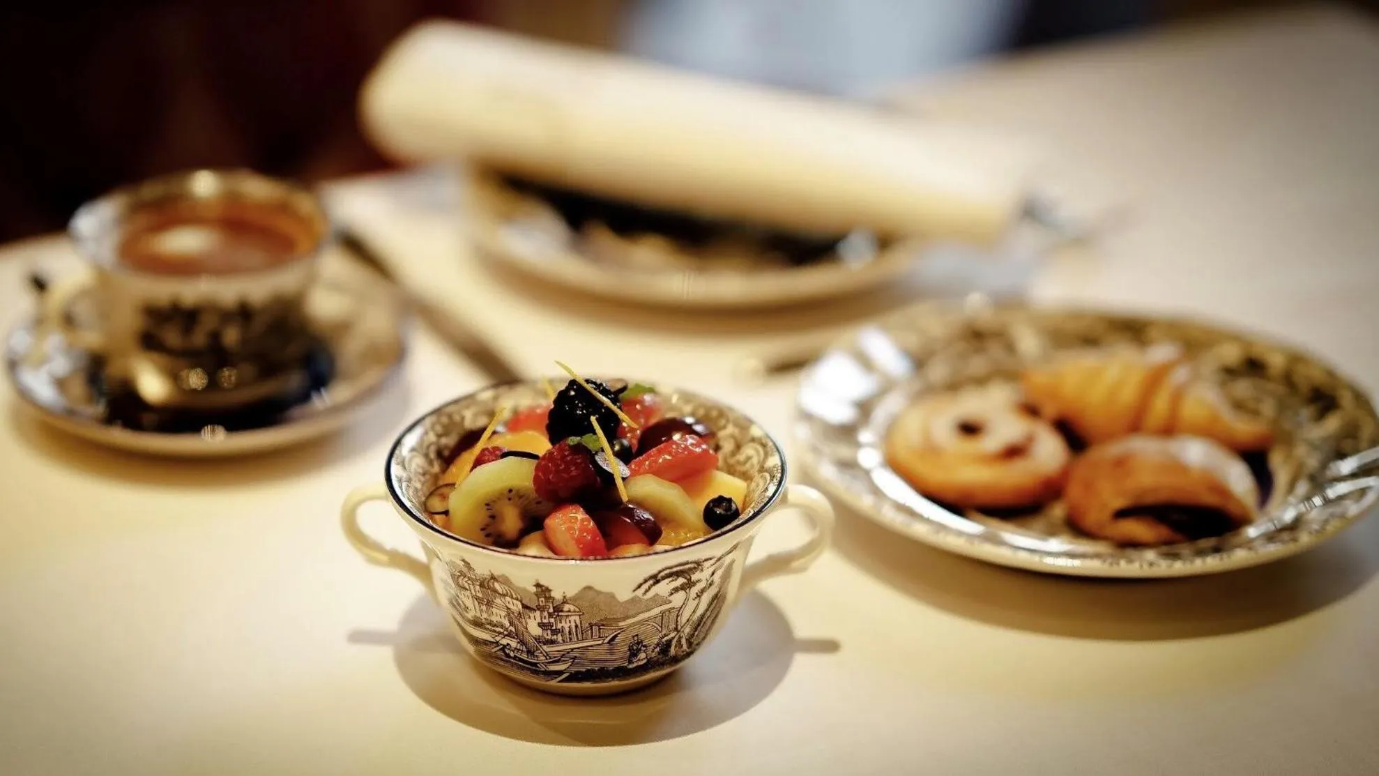 Food and drinks in Hotel Casa Palacio María Luisa