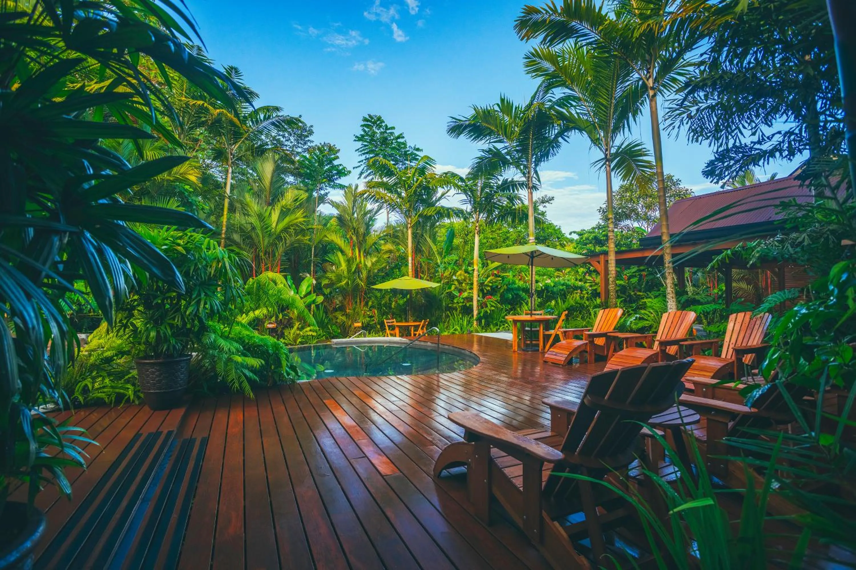 Garden view in Amor Arenal Adults Friendly