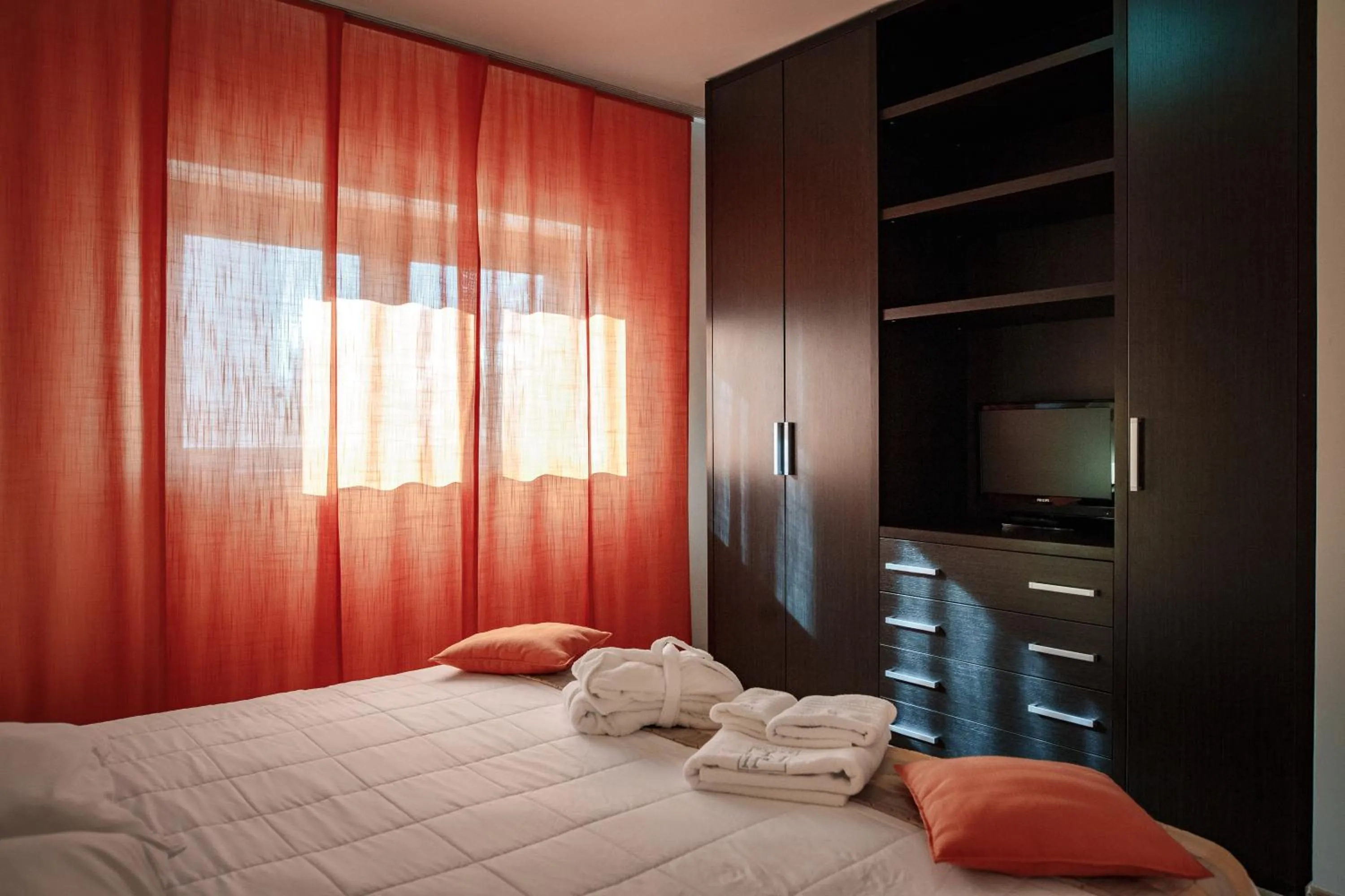 Bed in River Palace Hotel