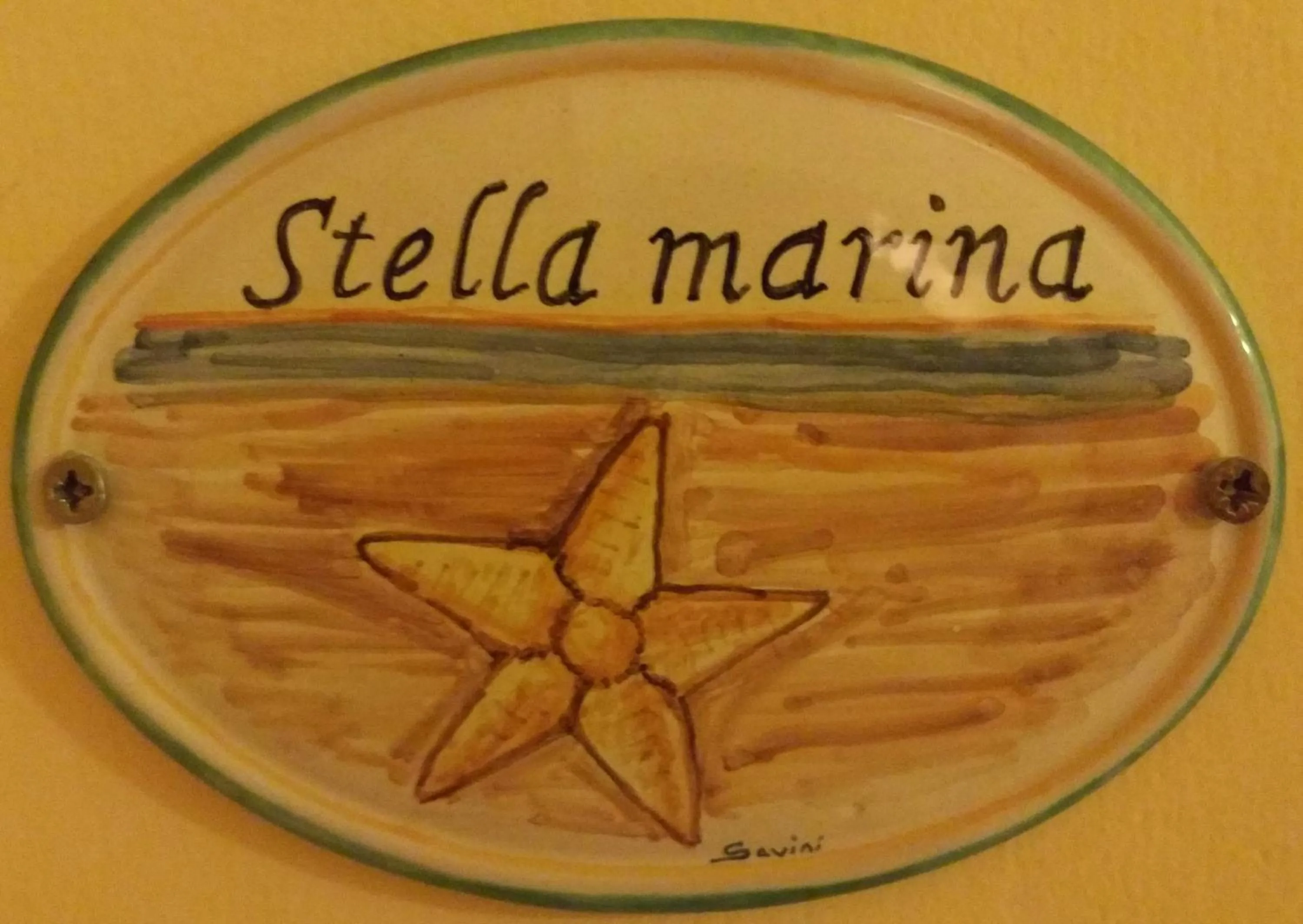 Decorative detail in B&B Il Parco Dei Pini