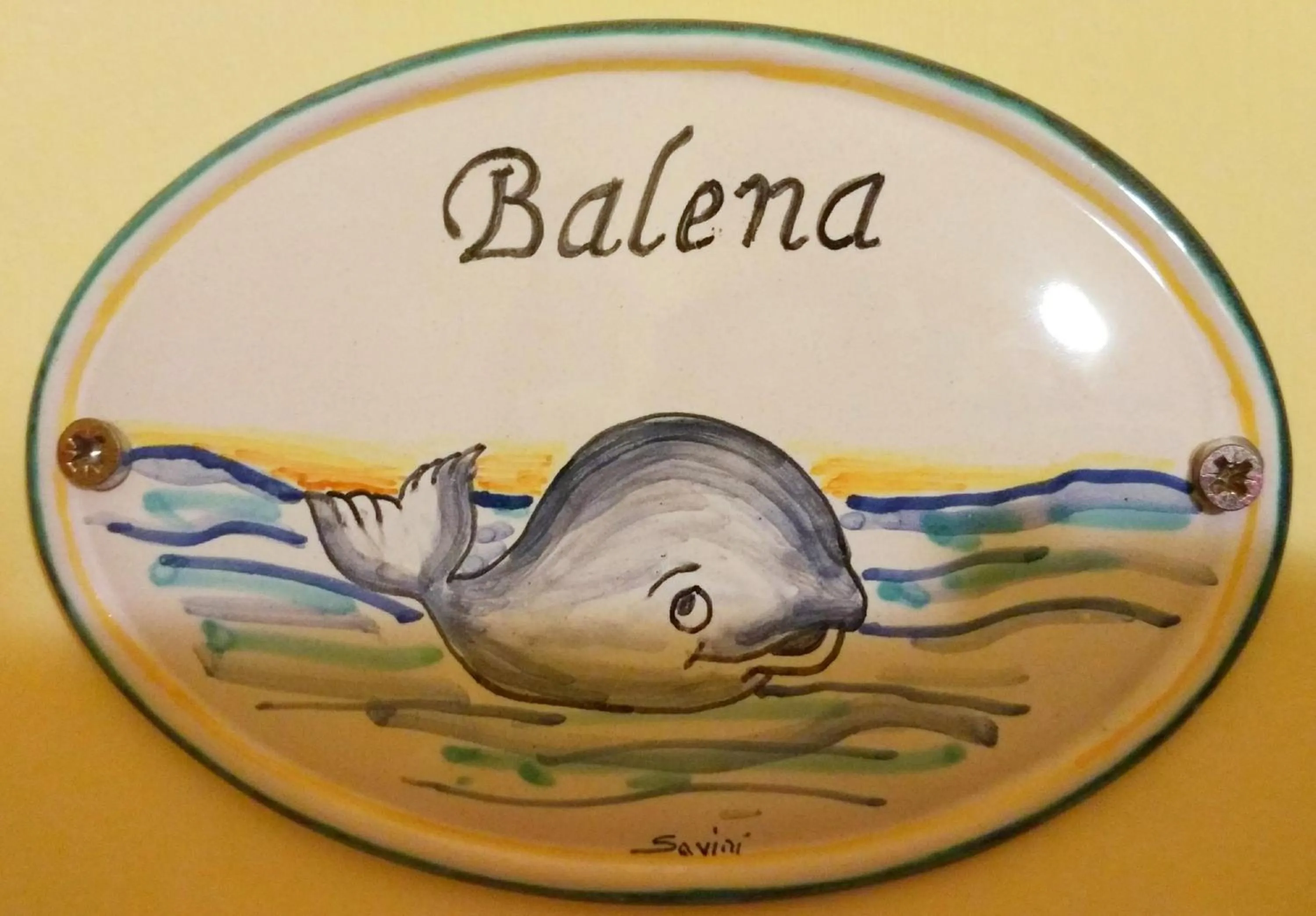 Decorative detail in B&B Il Parco Dei Pini