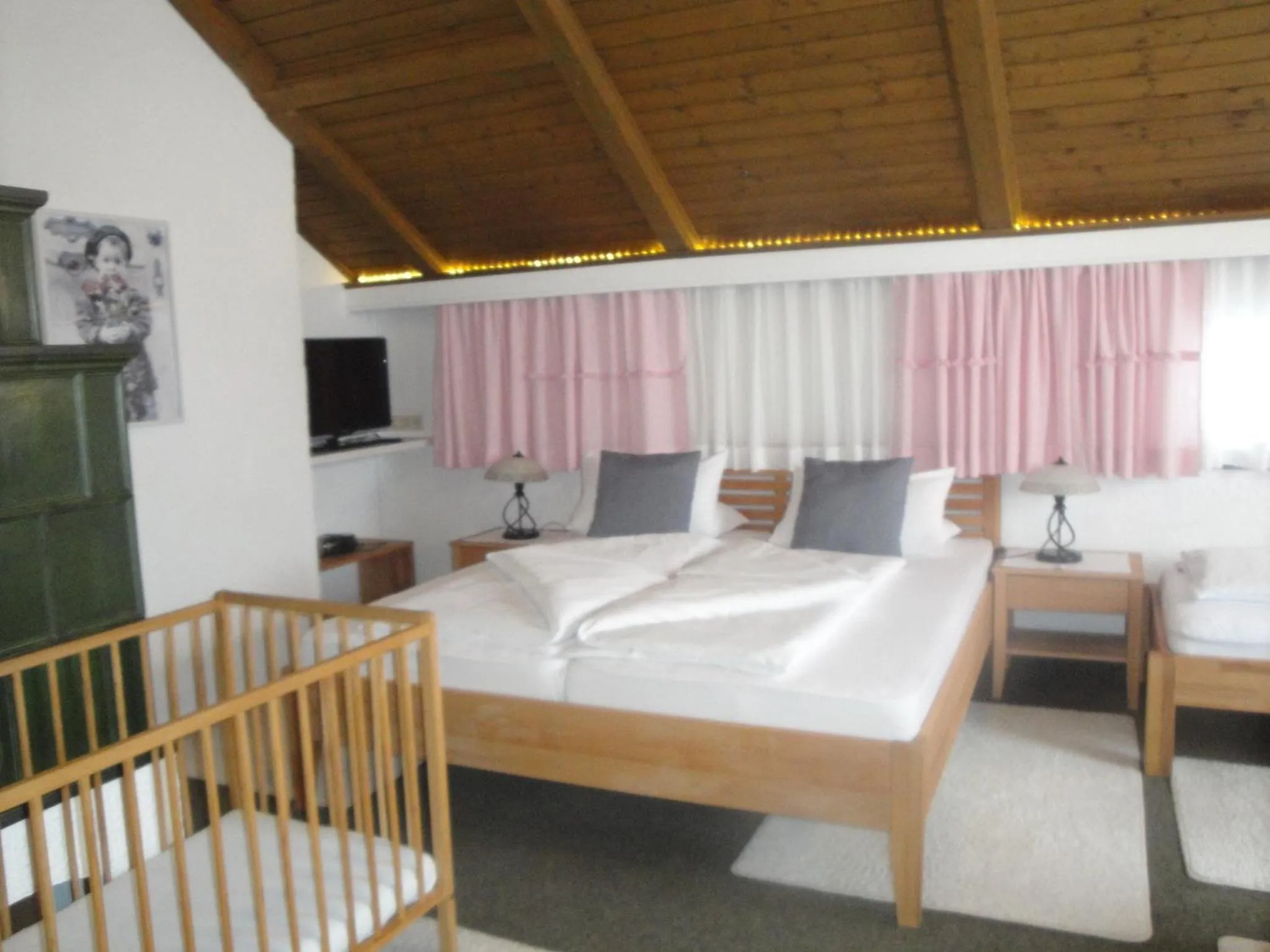 Bed in Hotel Pension Schwaiger