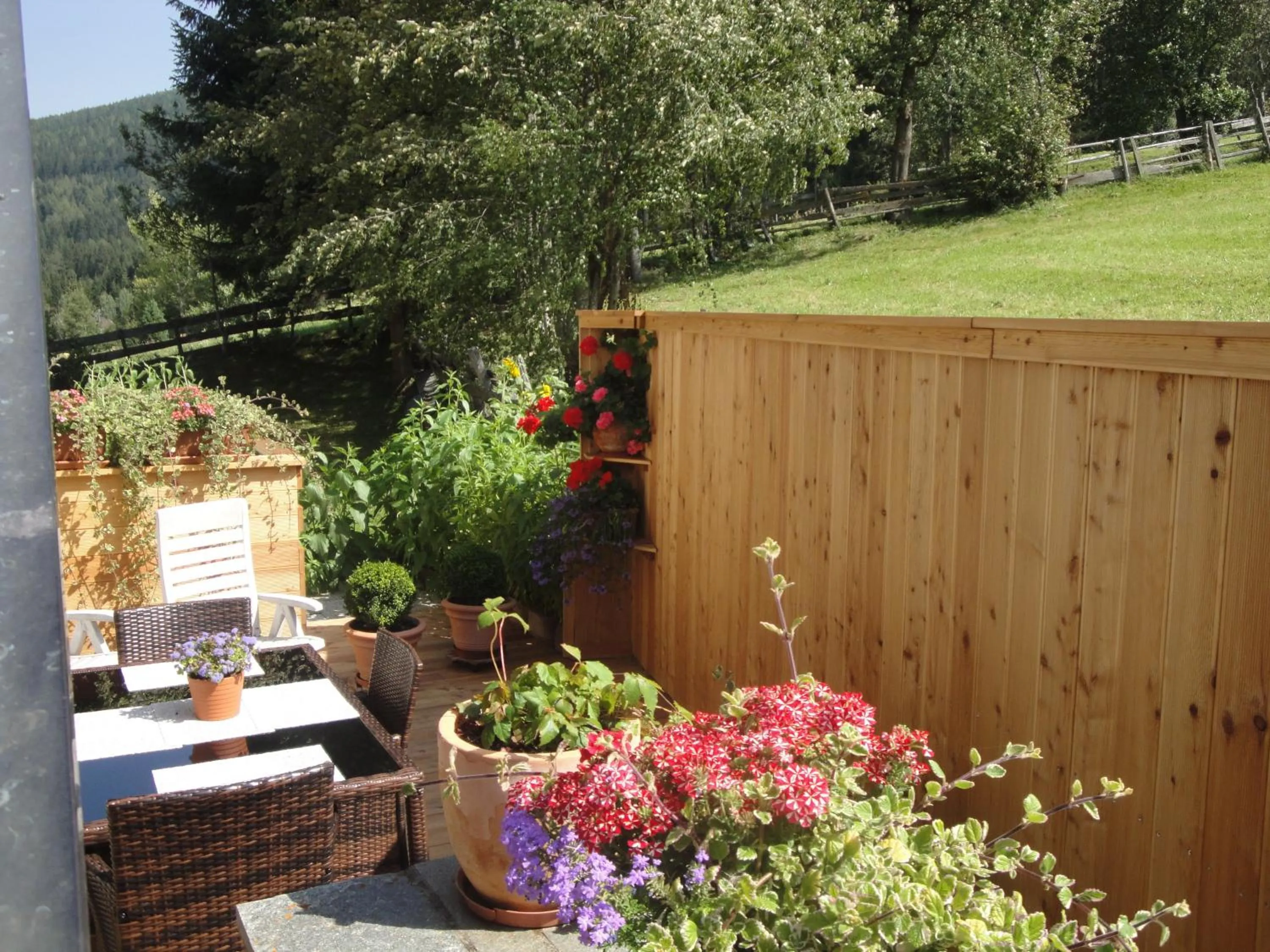 Garden in Hotel Pension Schwaiger