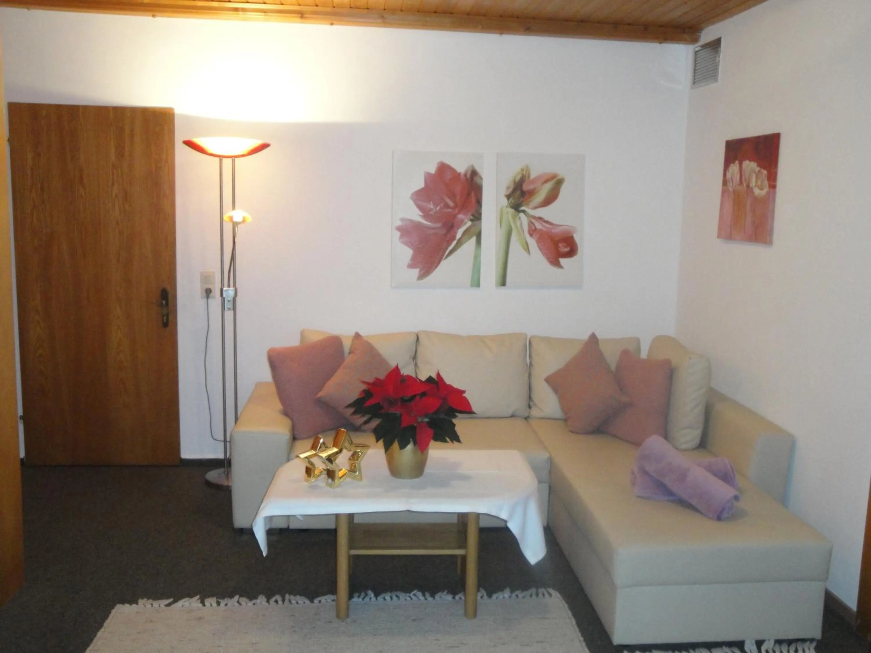 Bed in Hotel Pension Schwaiger