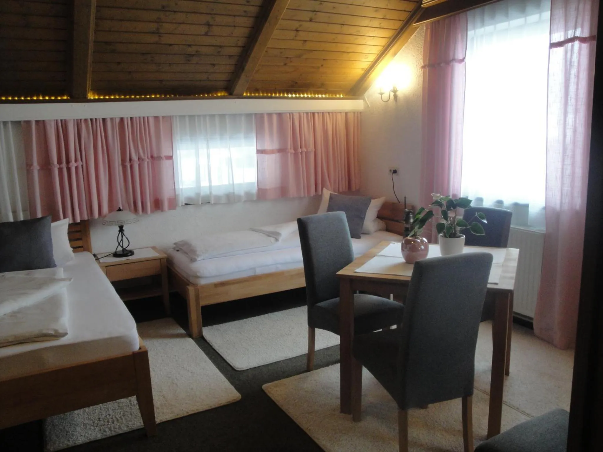 Bed in Hotel Pension Schwaiger