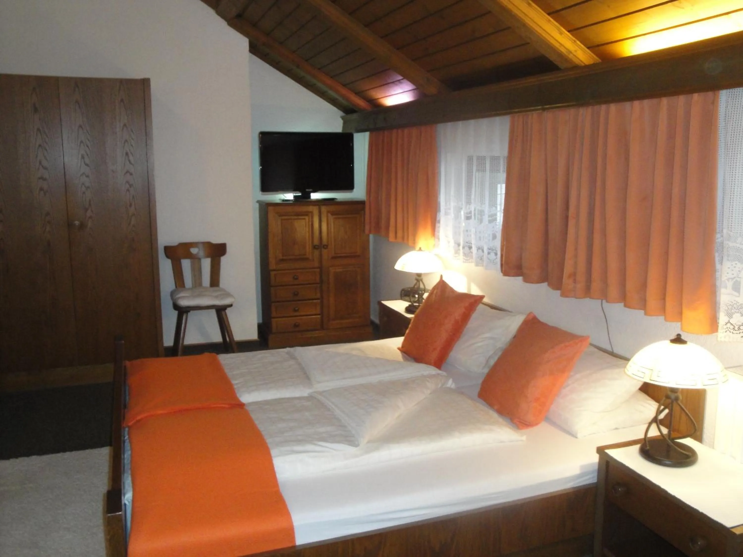 Bed in Hotel Pension Schwaiger