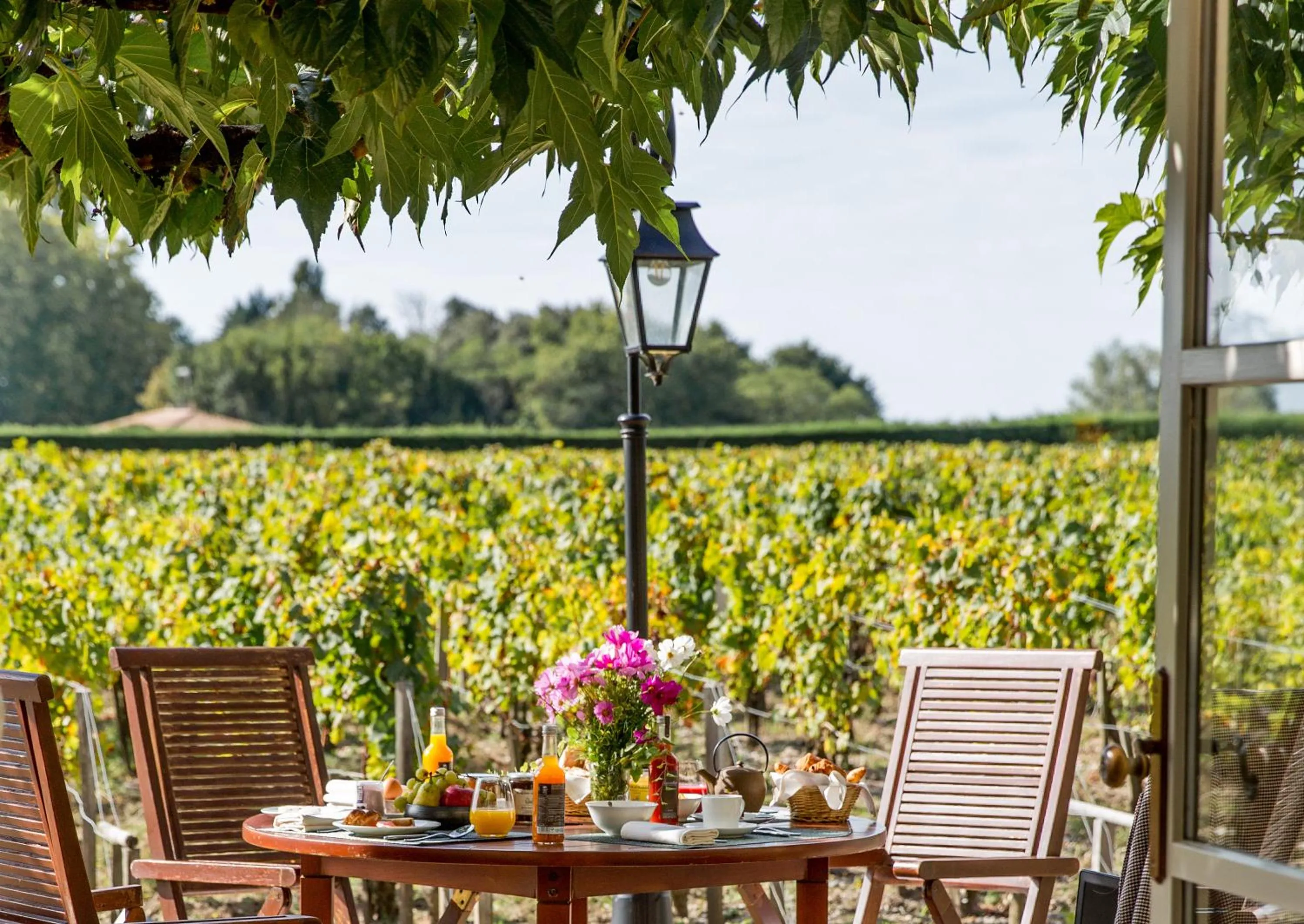 Breakfast in Château Cordeillan-Bages
