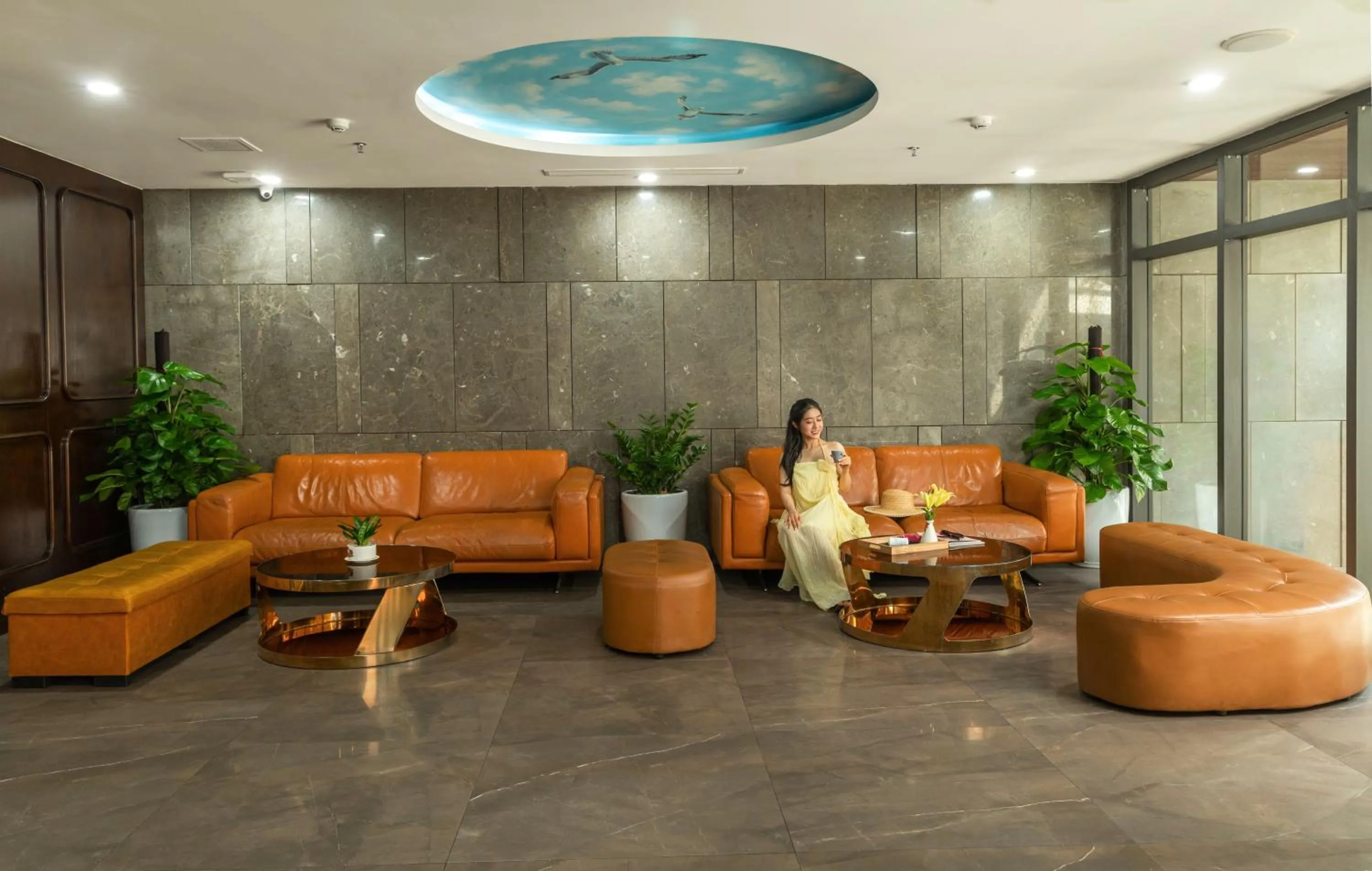 Living room in Palazzo Boutique Hotel