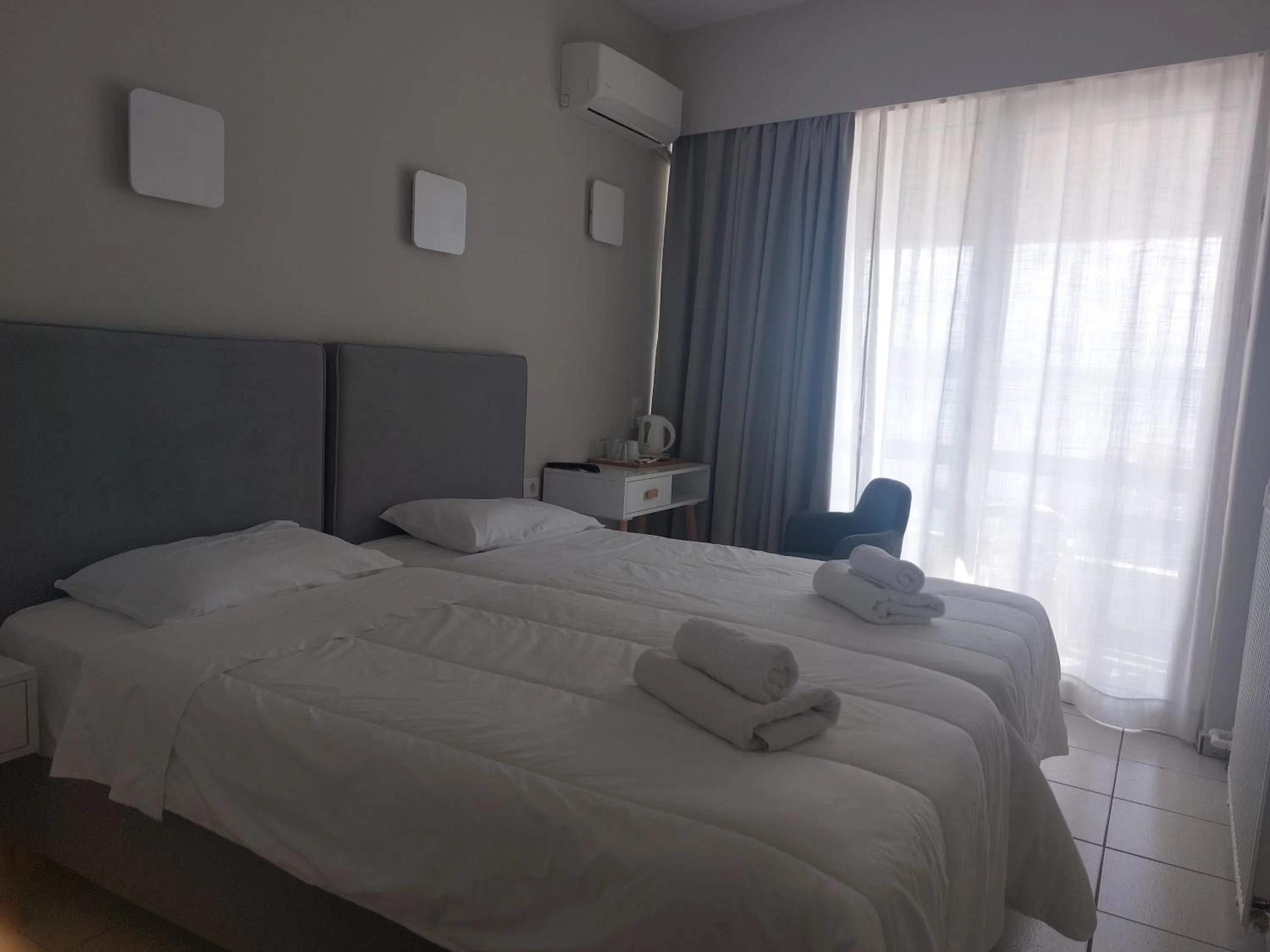 Bed in Hotel Avra