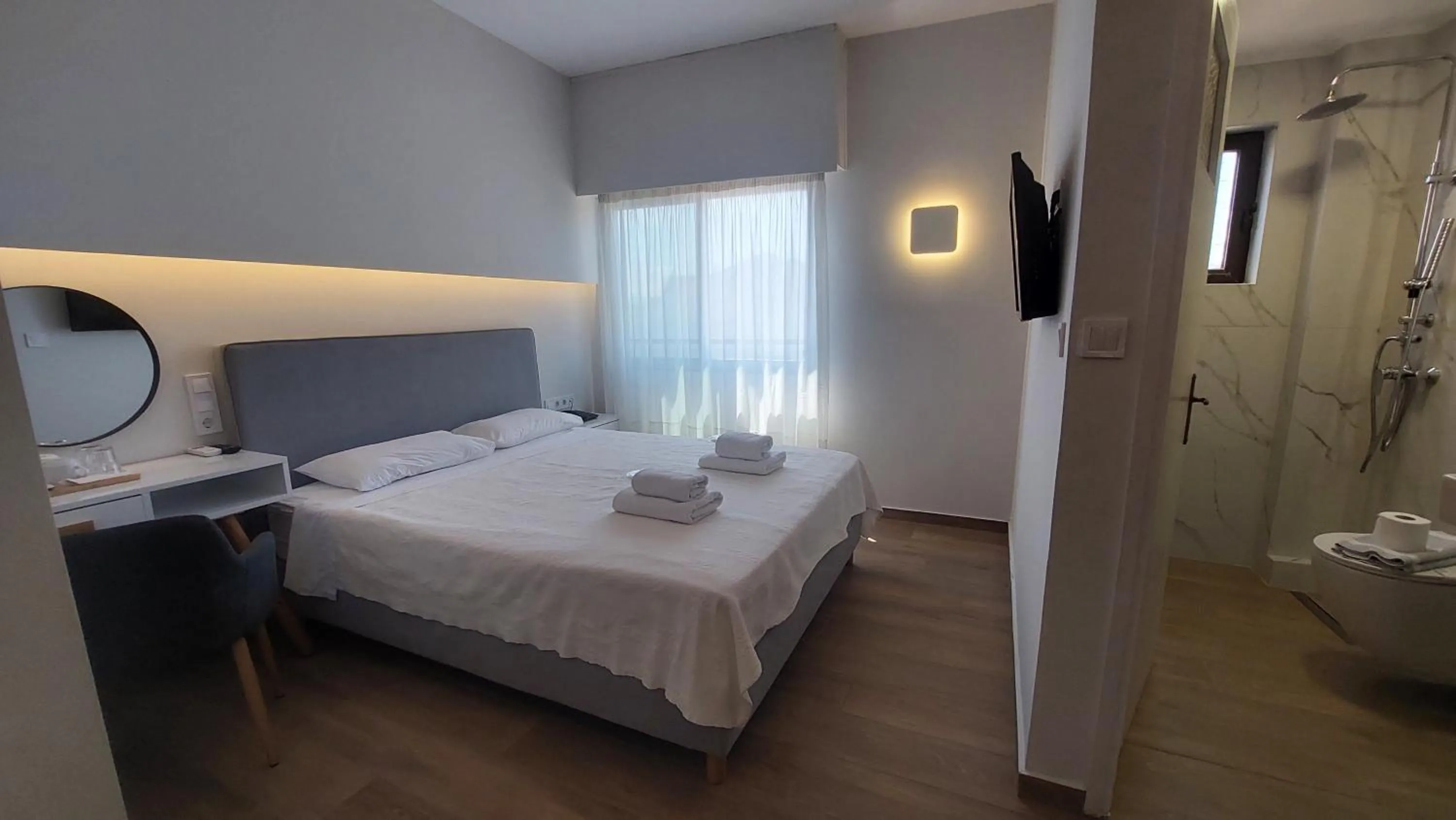 Bed in Hotel Avra