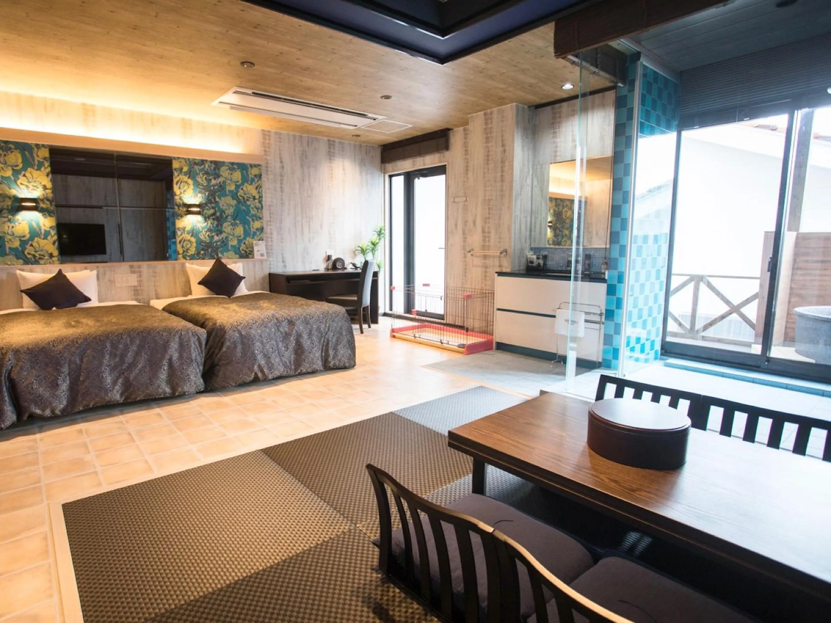 Bed in LiVEMAX RESORT Kyotango Sea Front