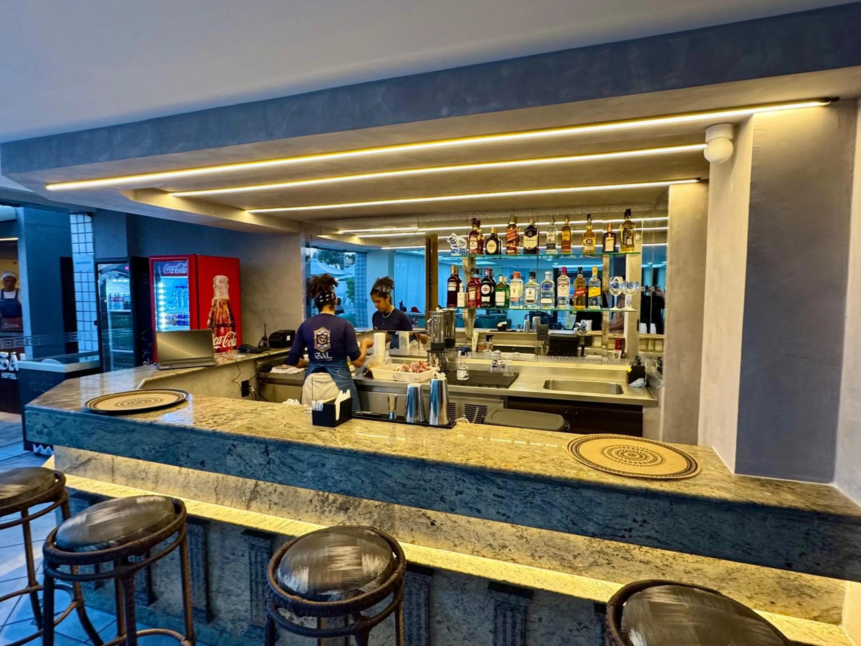 Lounge or bar in Yak Beach Hotel Ponta Negra